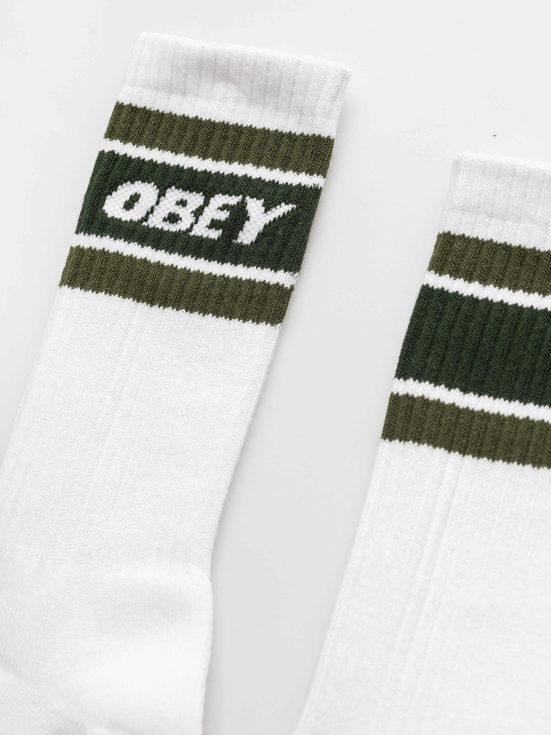 Zokni OBEY Cooper II (white / kombu green)