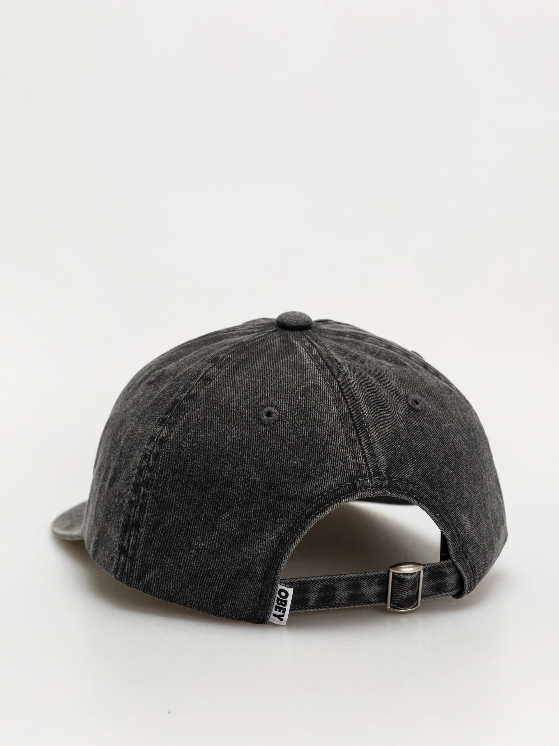 Baseball sapka OBEY Pigment Bold 6 Panel Strapback (pigment black)
