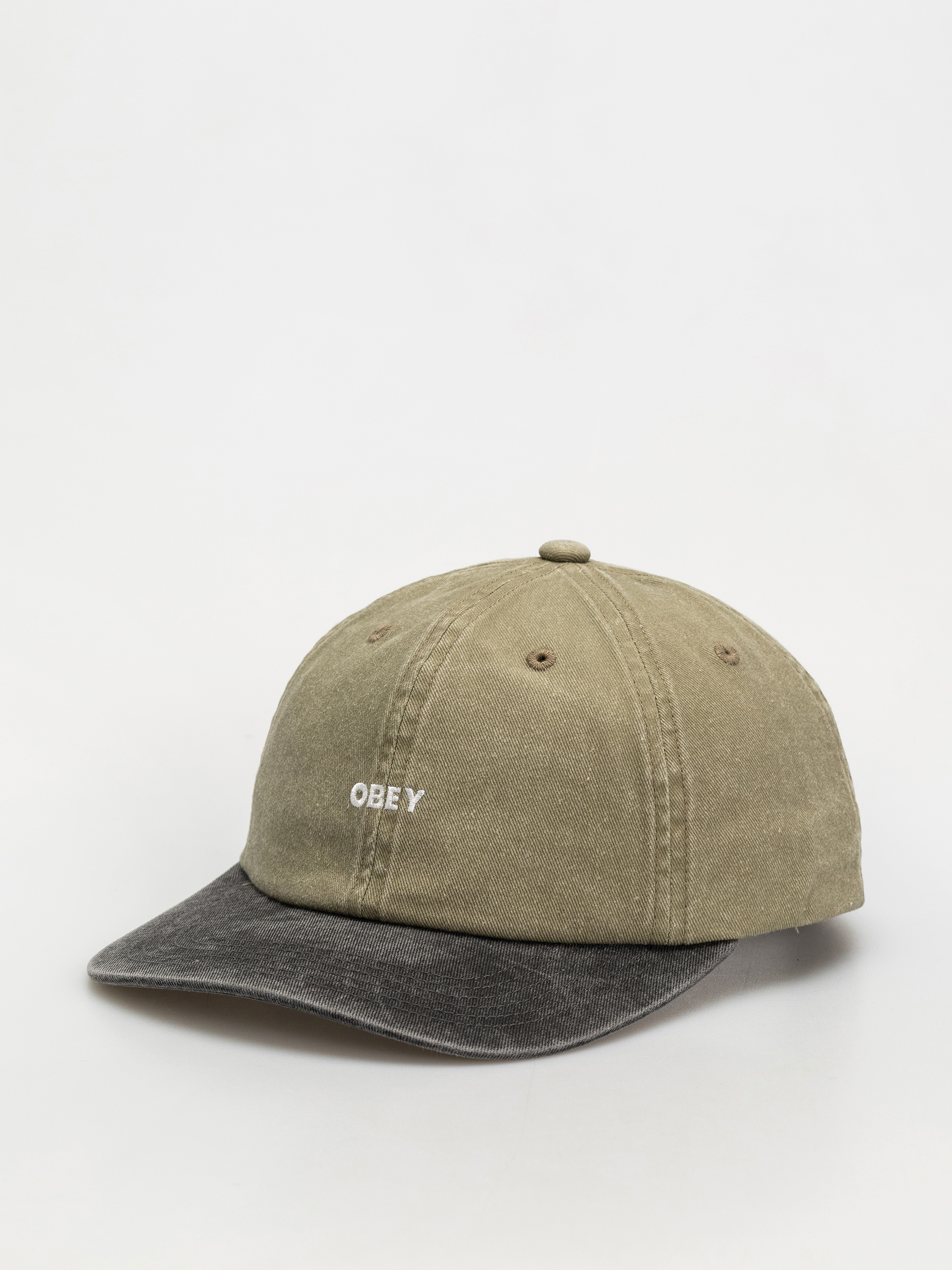 Baseball sapka OBEY Pigment Bold 6 Panel Strapback (pigment khaki multi)