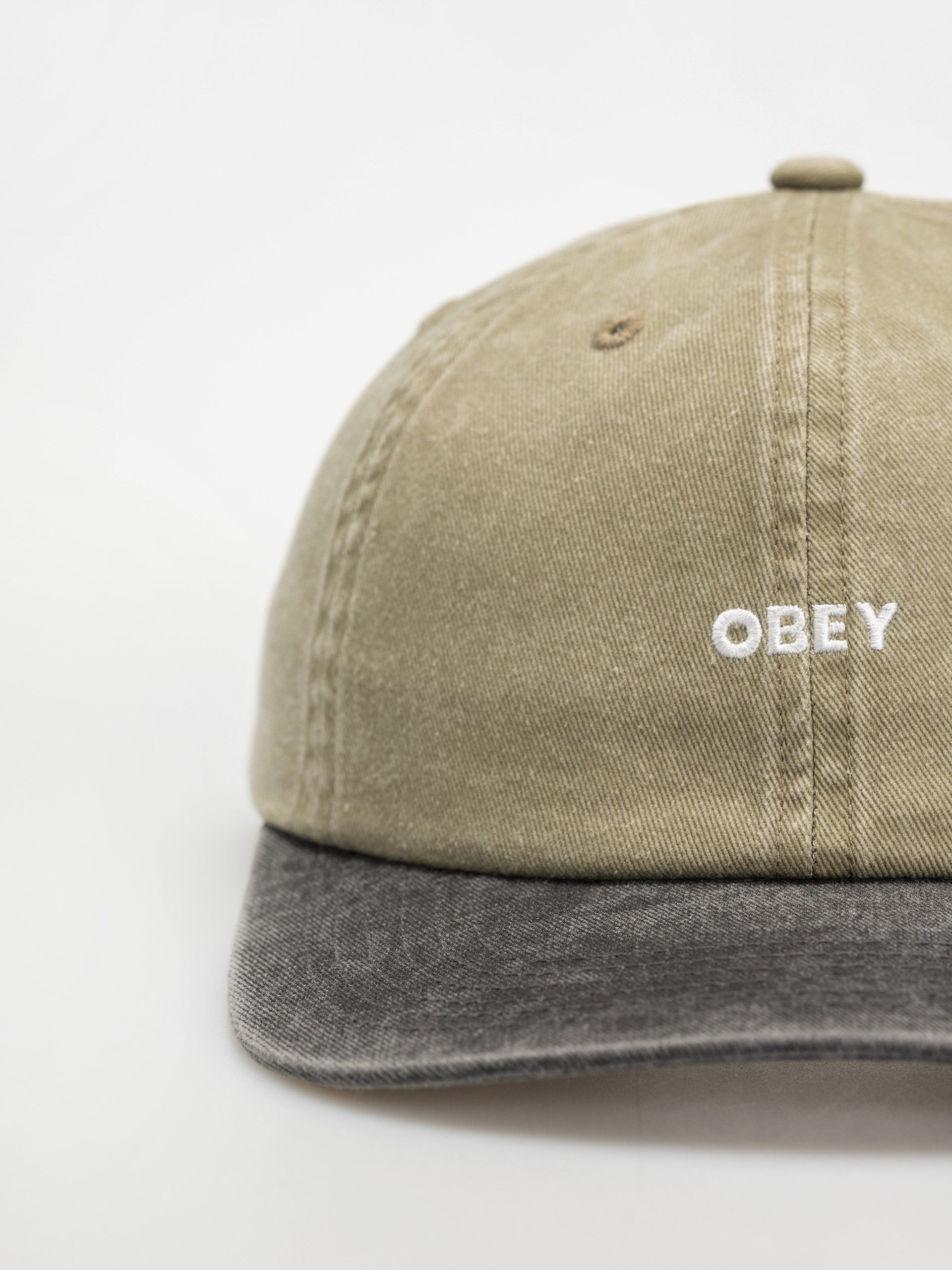 Baseball sapka OBEY Pigment Bold 6 Panel Strapback (pigment khaki multi)