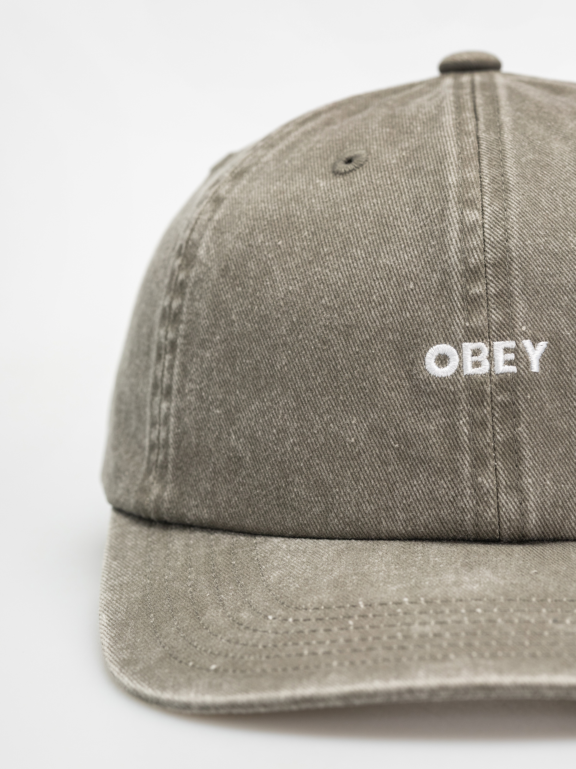 Baseball sapka OBEY Pigment Bold 6 Panel Strapback (pigment olive)