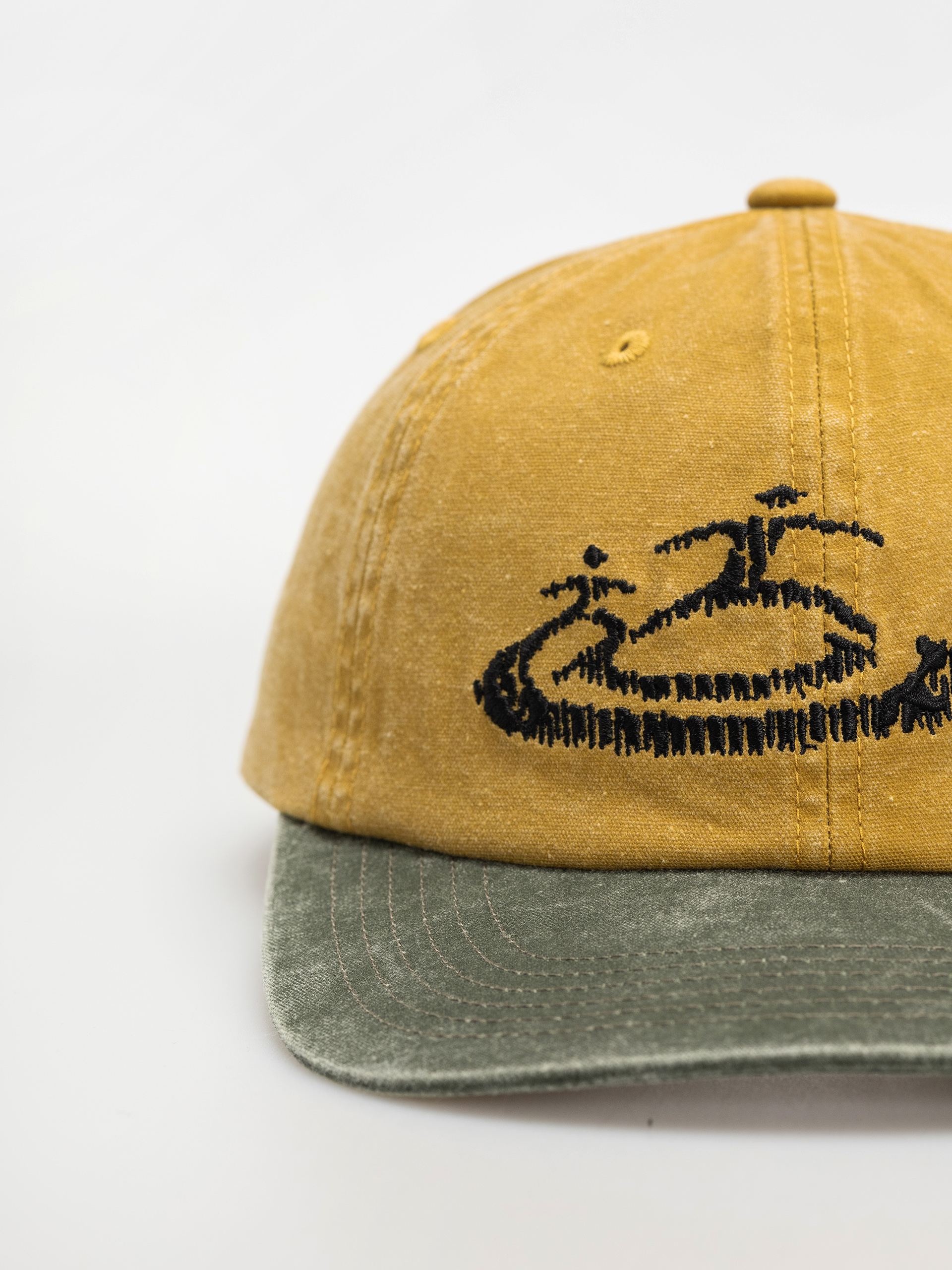 Baseball sapka OBEY Pigment Obey Corp 6 Pnl Velcro (pigment mustard multi)