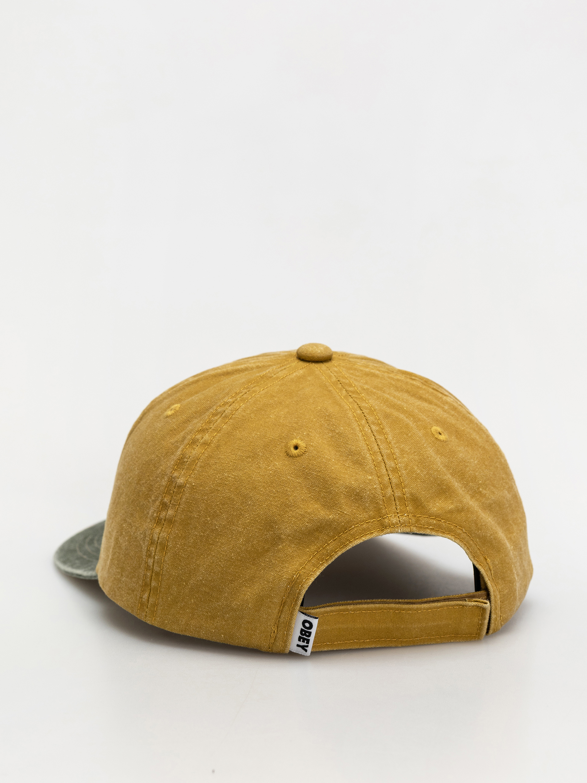 Baseball sapka OBEY Pigment Obey Corp 6 Pnl Velcro (pigment mustard multi)