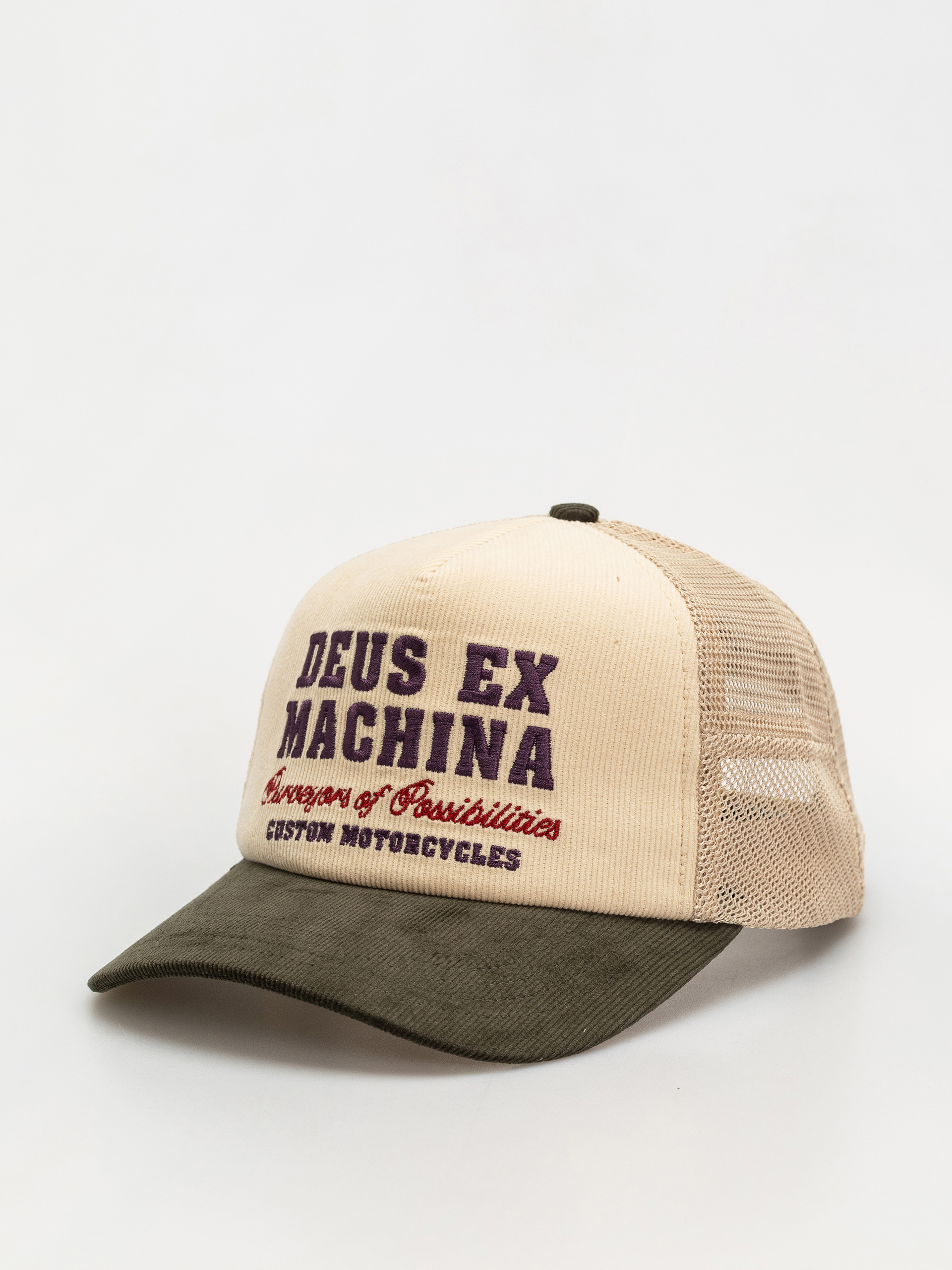 Deus Ex Machina Gumshoe Cord Trucker Baseball sapka (cream)