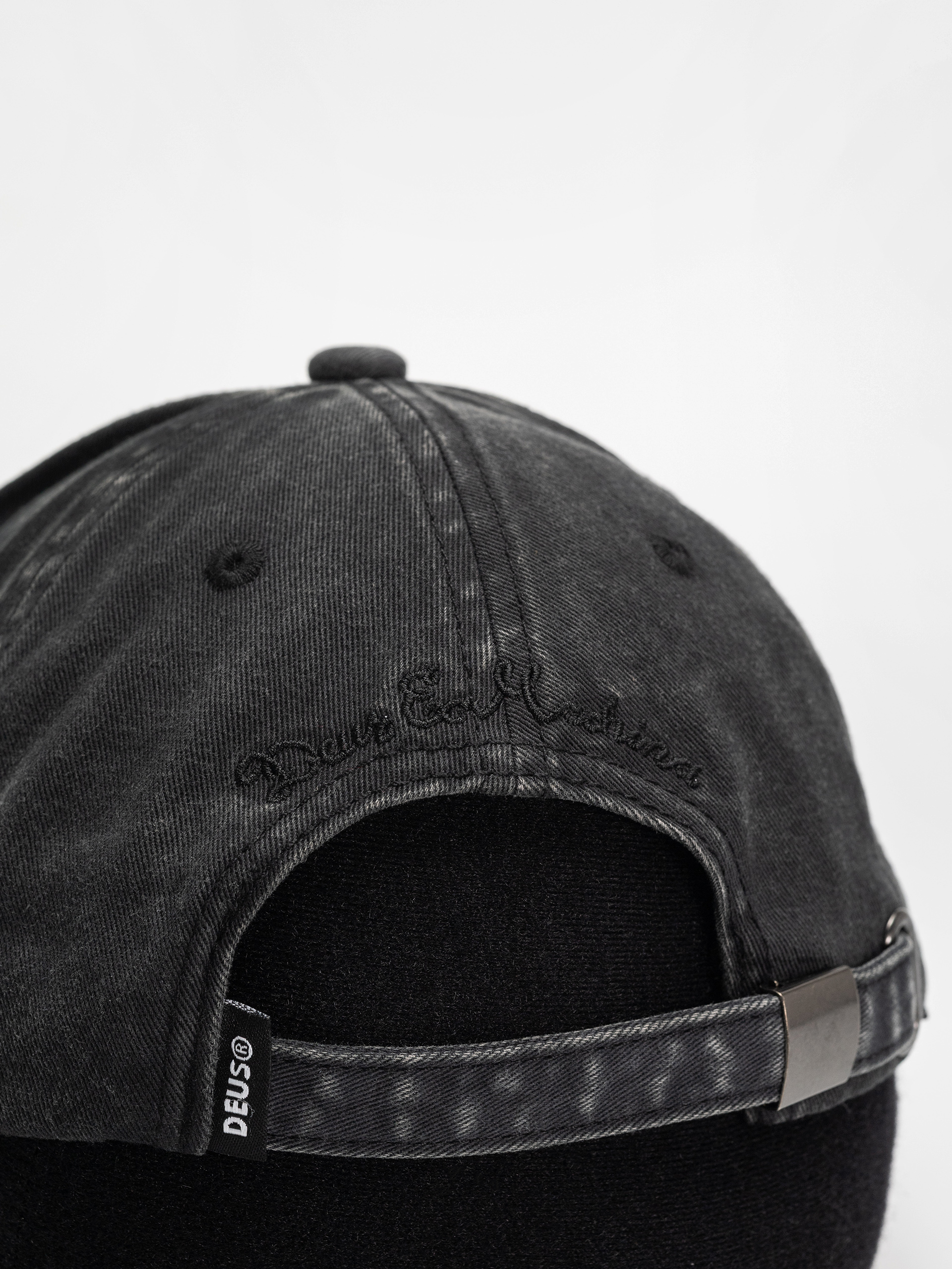 Deus Ex Machina Shield Garment Dyed Dad Cap Baseball sapka (black)