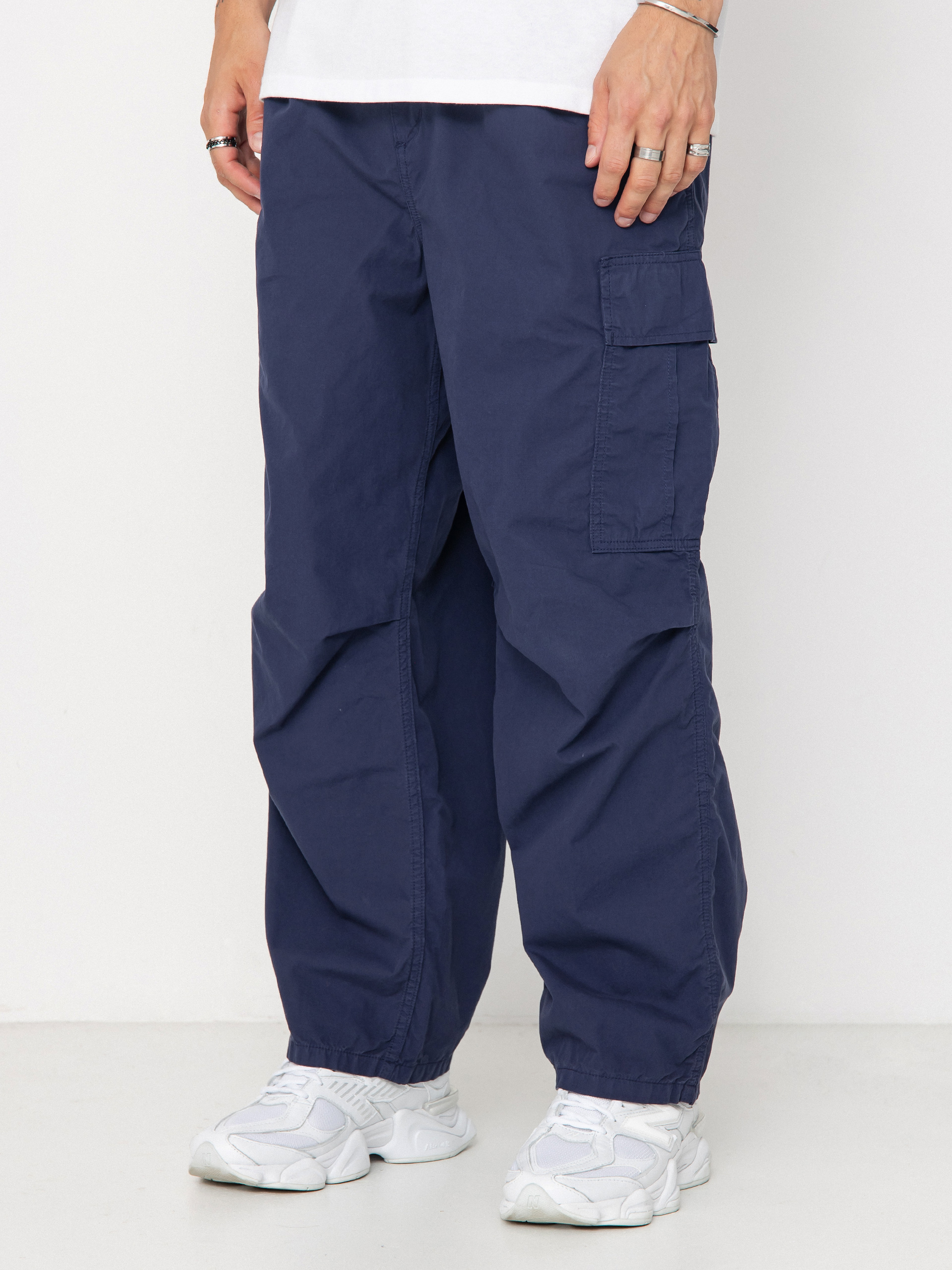 Carhartt WIP Cole Cargo Kisnadrág (blue/garment dyed)