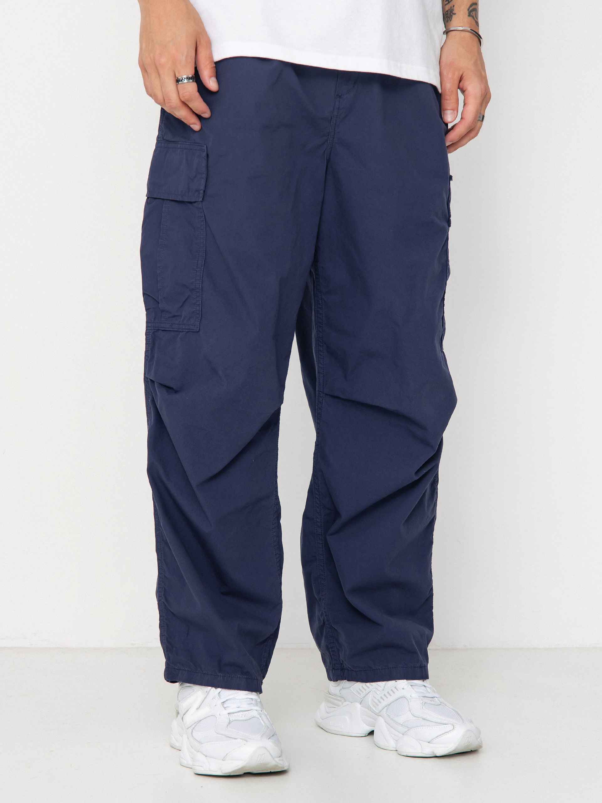Carhartt WIP Cole Cargo Kisnadrág (blue/garment dyed)
