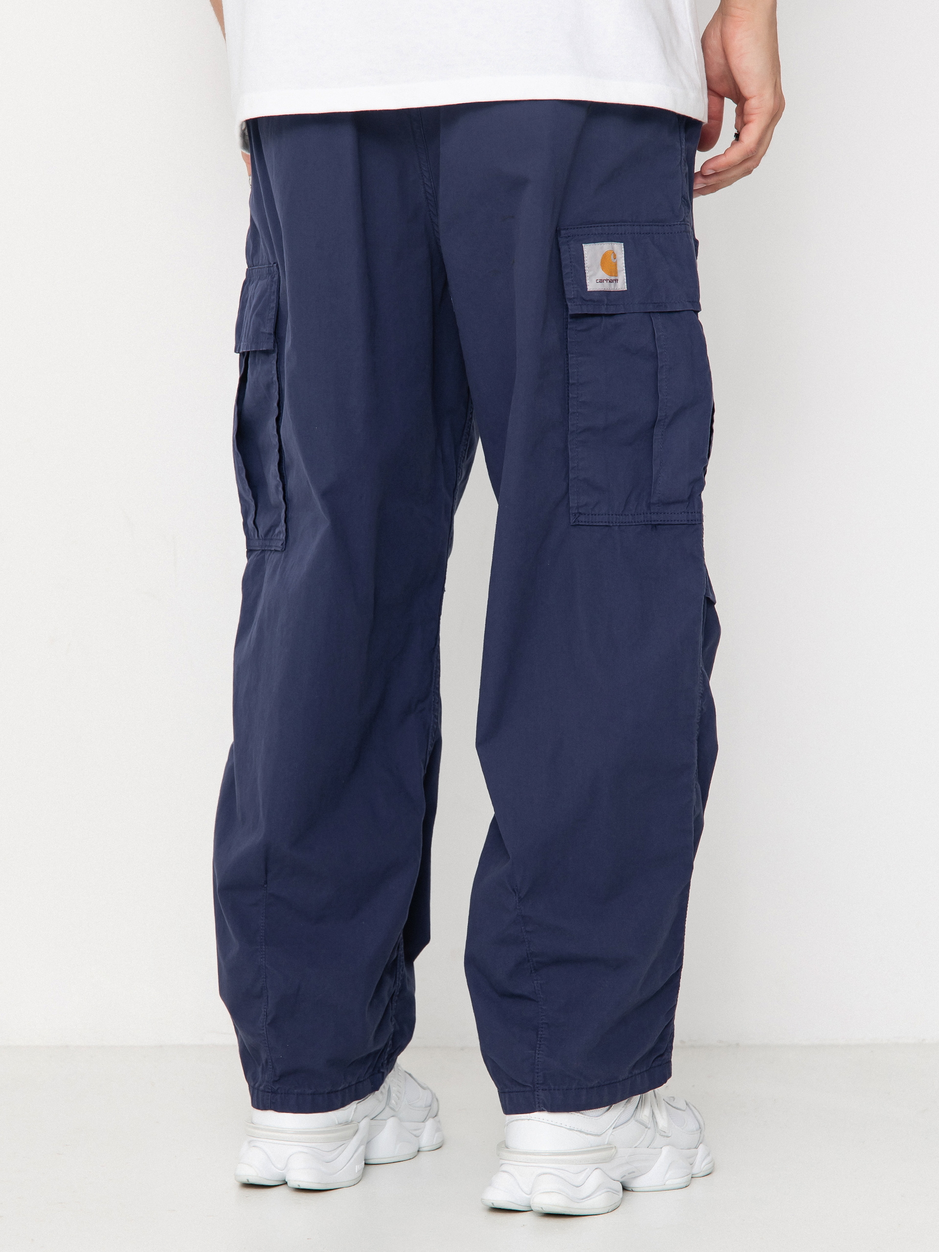 Carhartt WIP Cole Cargo Kisnadrág (blue/garment dyed)