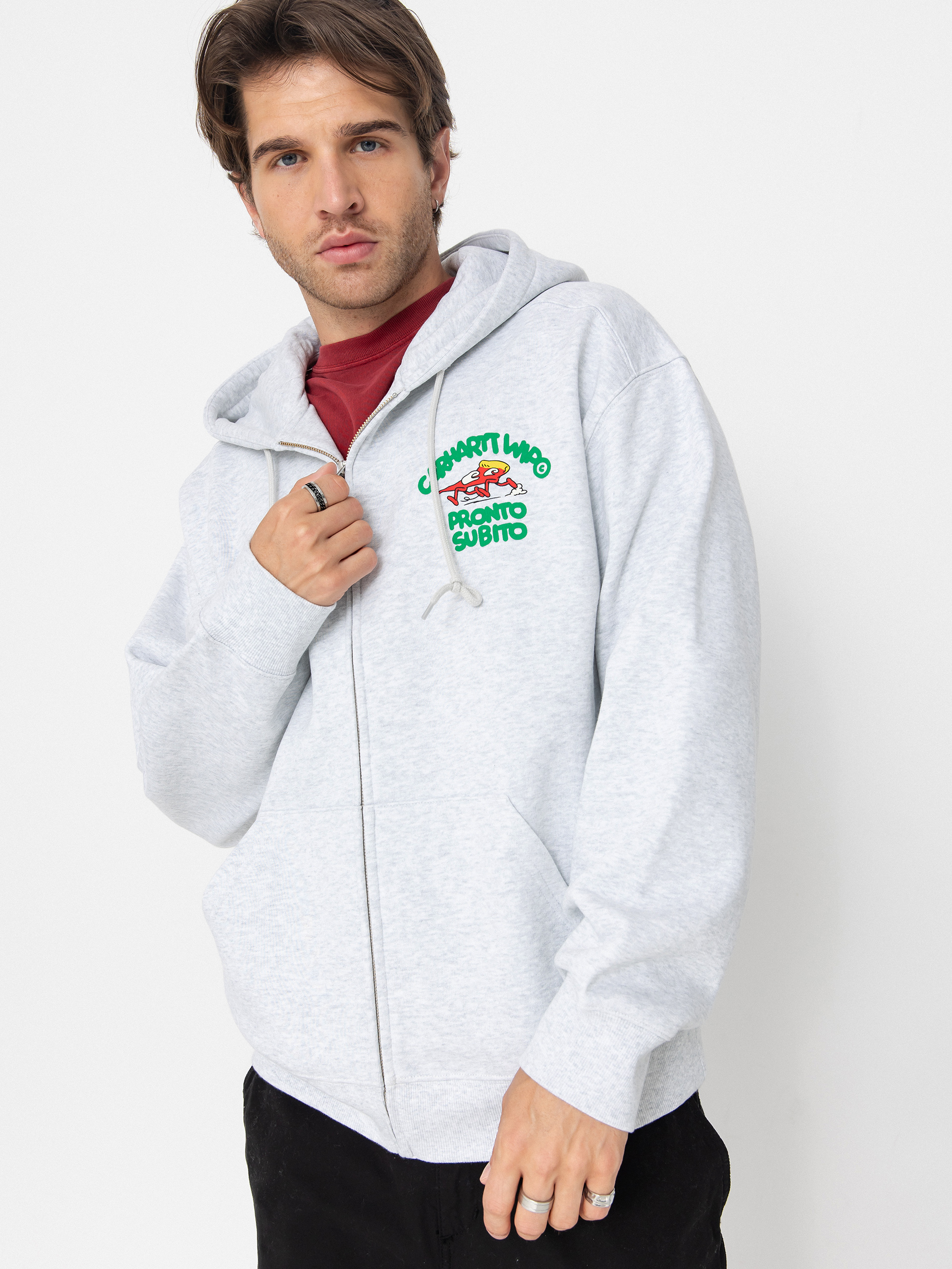 Carhartt WIP Pronto ZHD Kapucnis pulóver (ash heather)