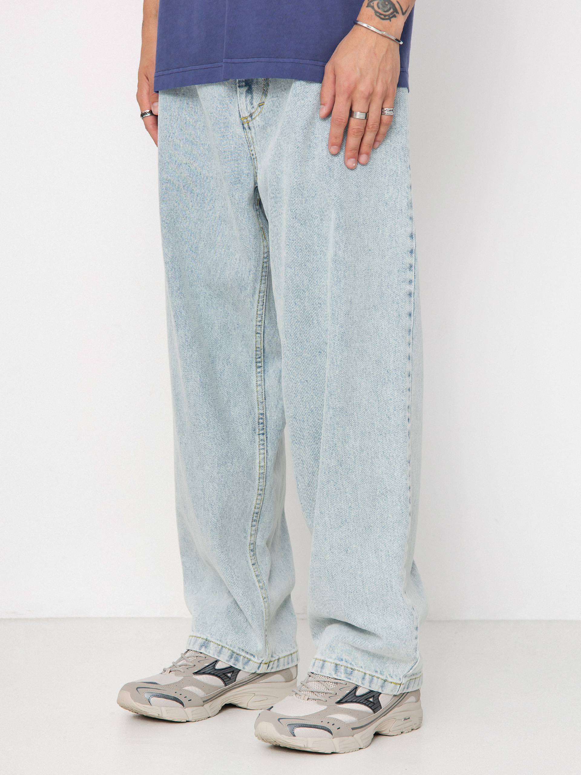 Polar Skate Big Boy OG Logo Kisnadrág (light blue)