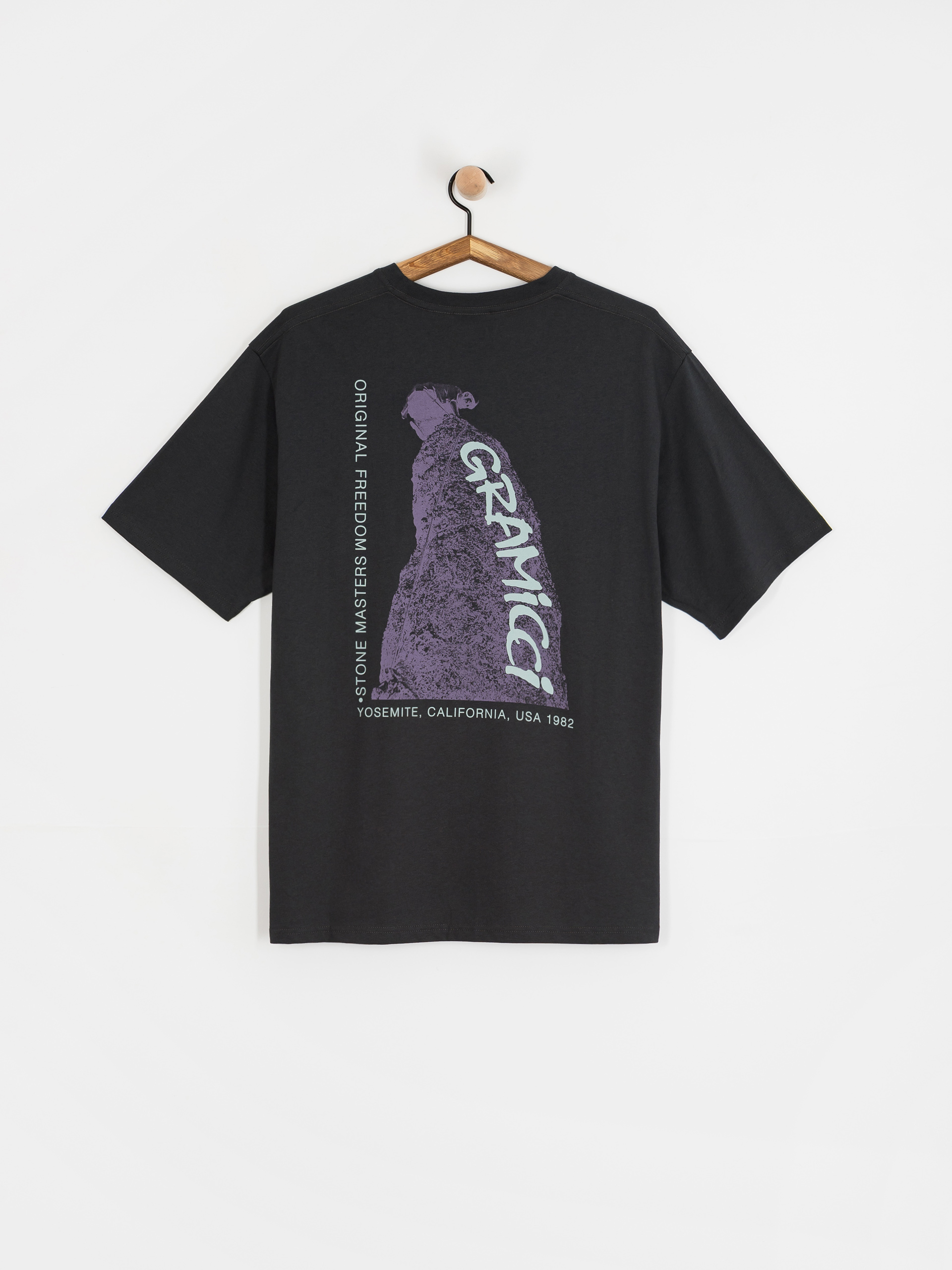 Póló Gramicci Stonemasters (vintage black)