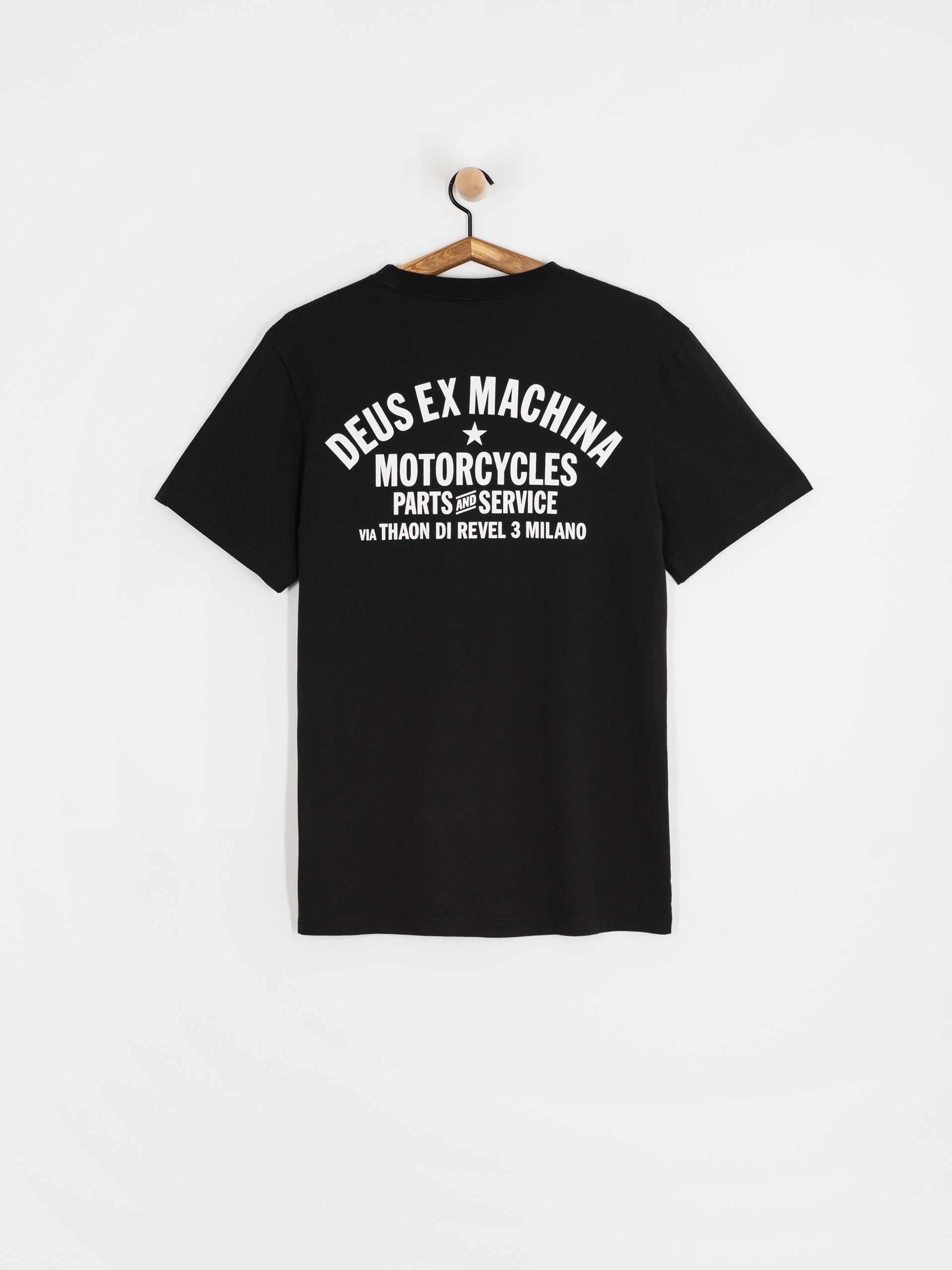 Póló Deus Ex Machina Milano Address (black)