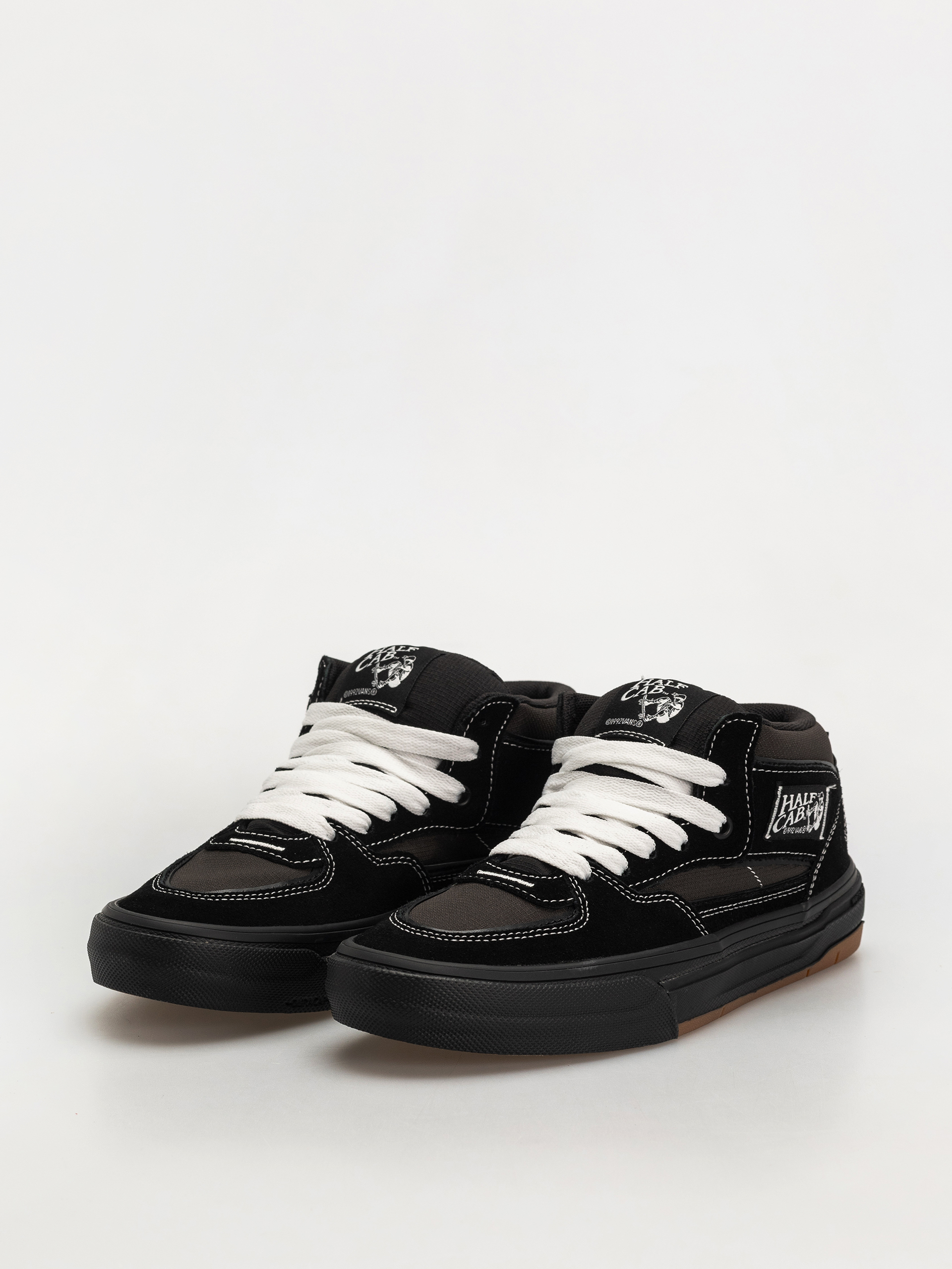 Vans Skate Half Cab Wafflecup Cipők (black/asphalt)
