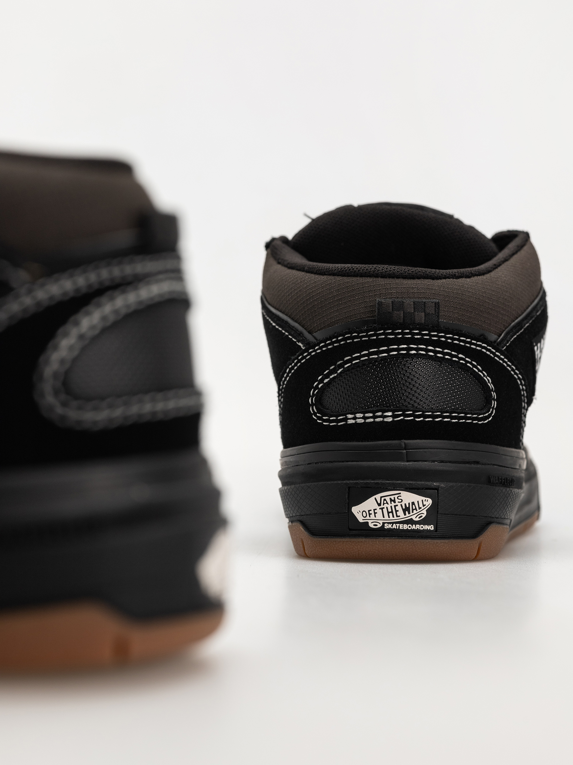 Vans Skate Half Cab Wafflecup Cipők (black/asphalt)