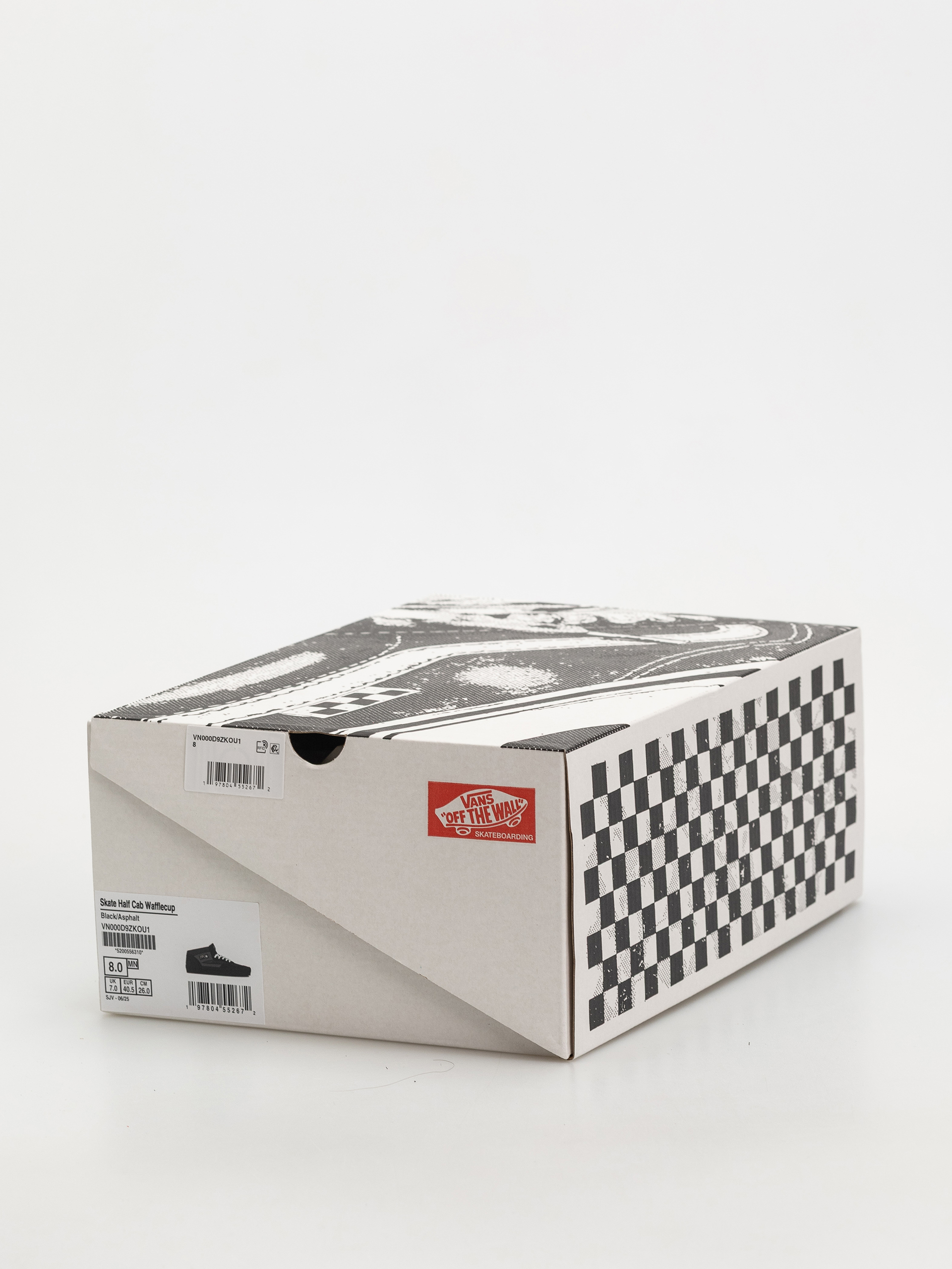 Vans Skate Half Cab Wafflecup Cipők (black/asphalt)