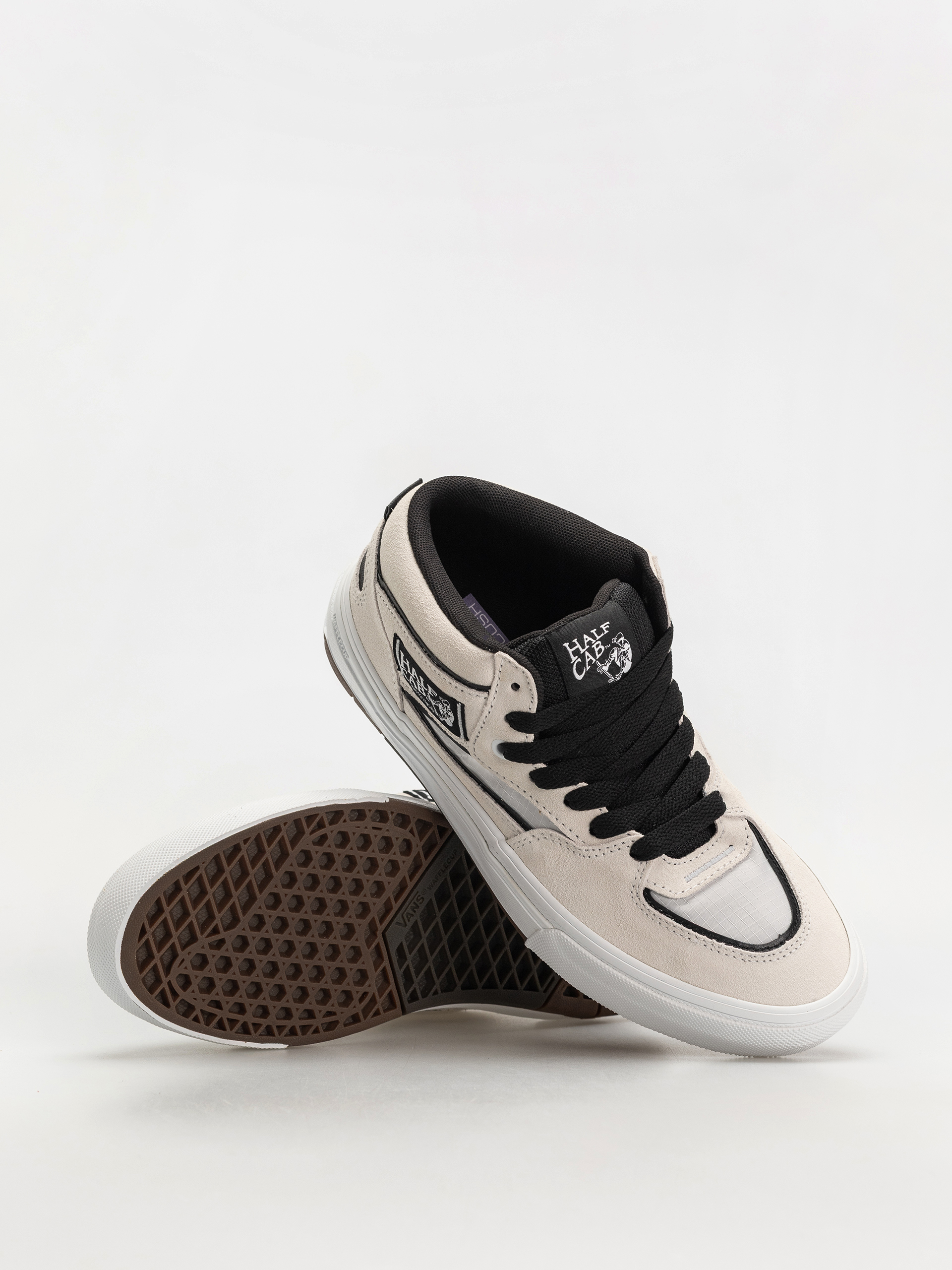 Vans Skate Half Cab Wafflecup Cipők (white/black)