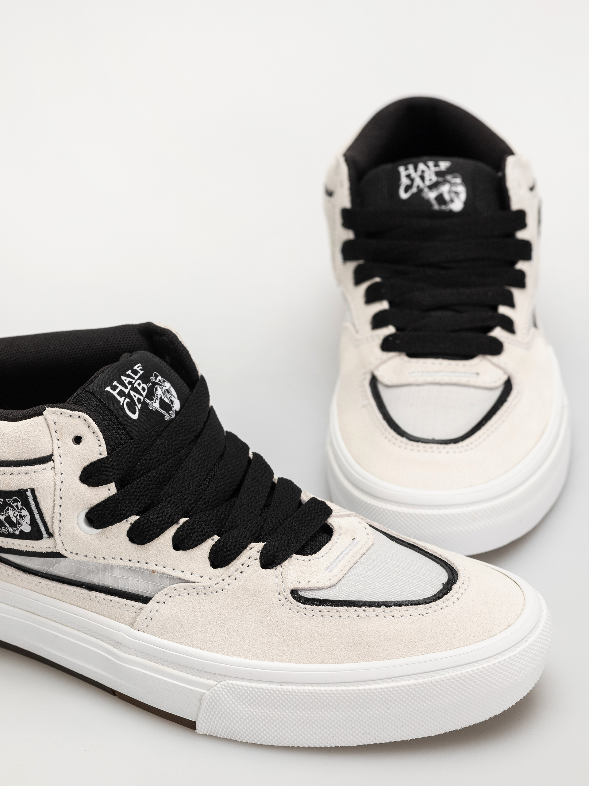Vans Skate Half Cab Wafflecup Cipők (white/black)