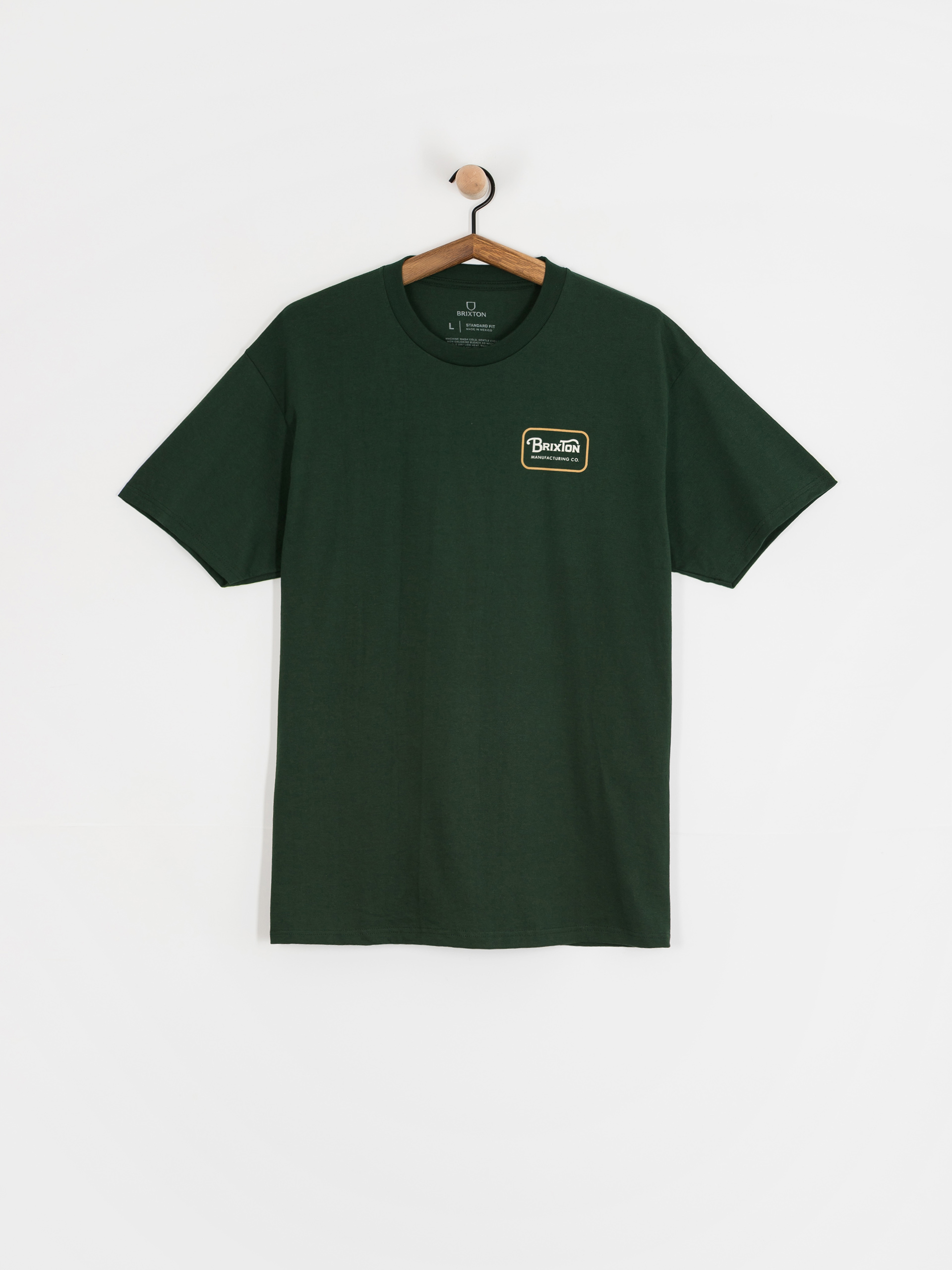 Póló Brixton Grade Std (forest green/stone/washed copp)
