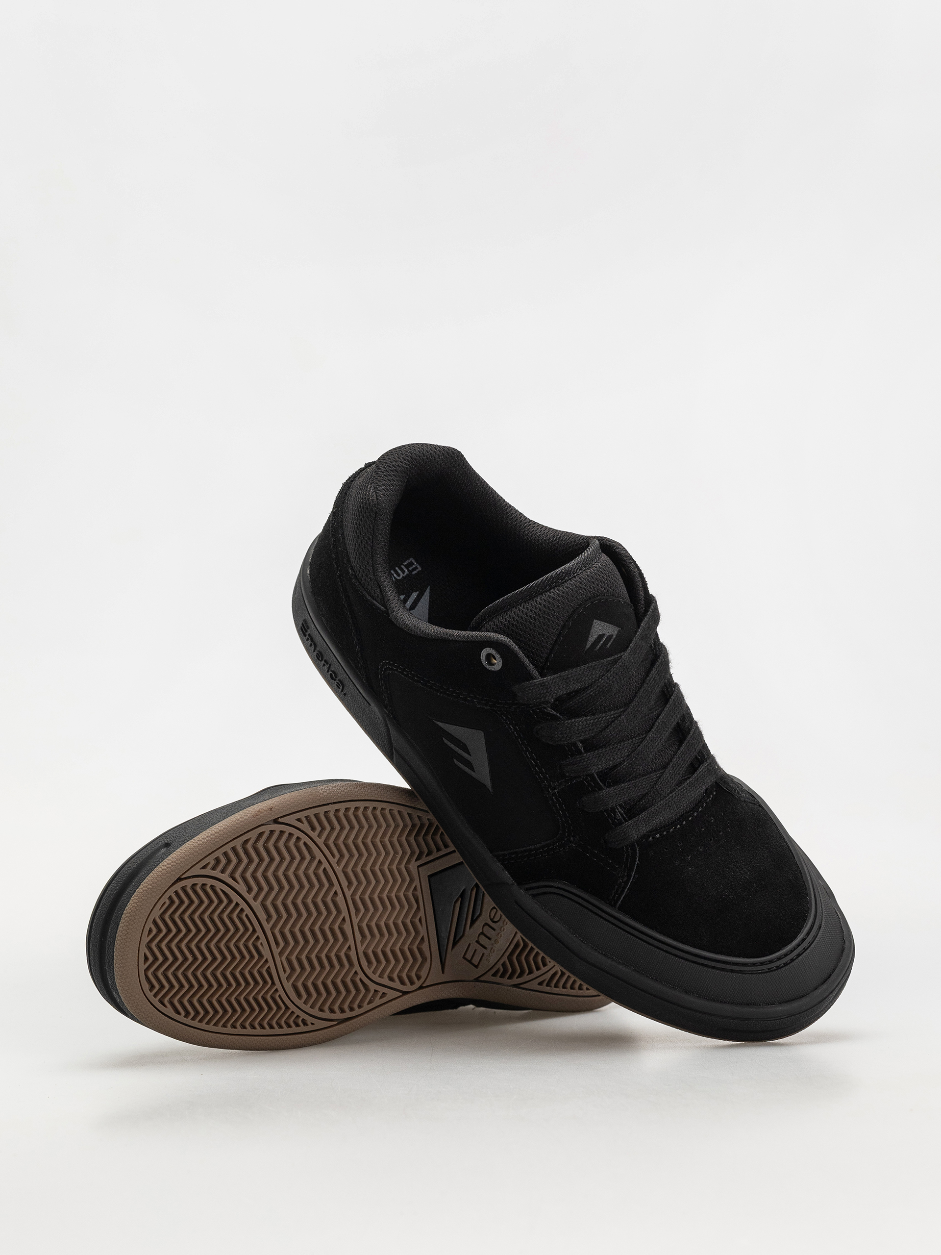 Emerica Heritic Cipők (black/black/gum)