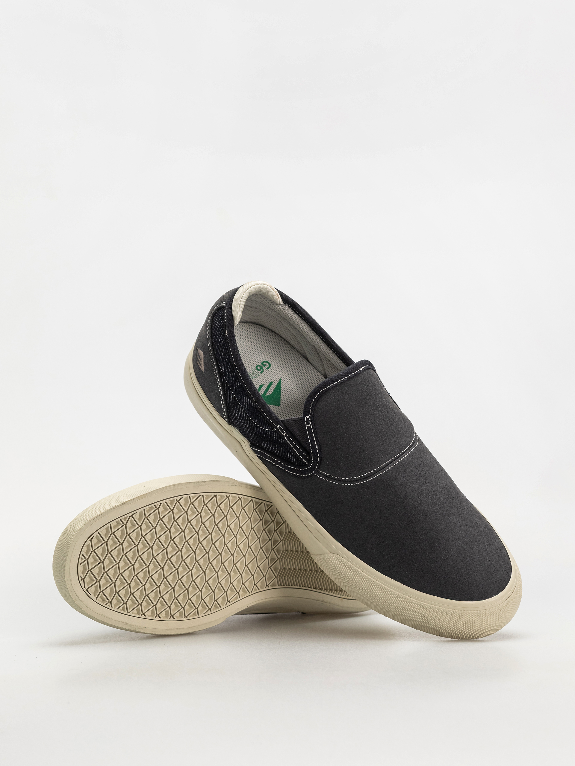 Emerica Wino G6 Slip On Cipők (black/tan)