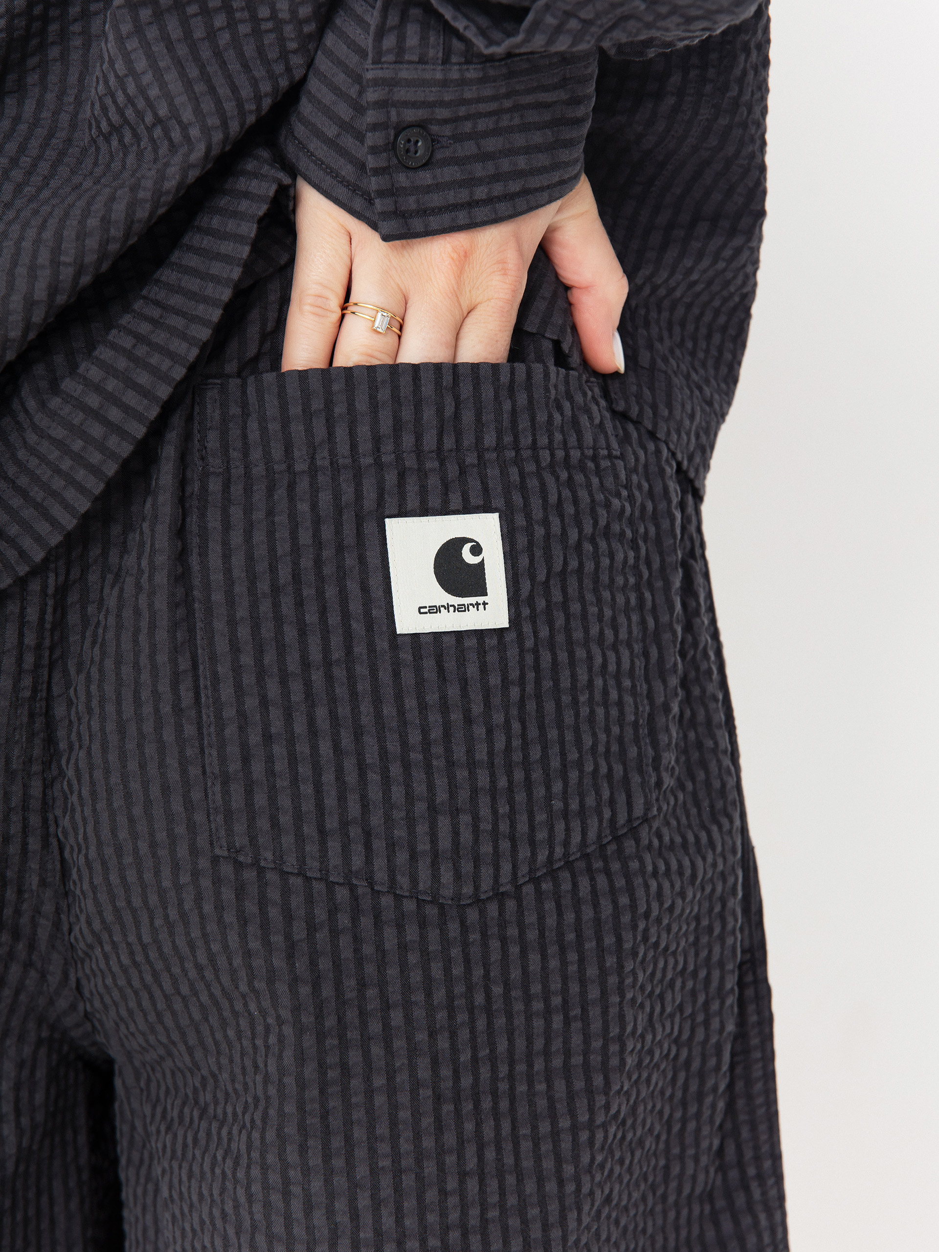 Carhartt WIP Toland Wmn Rövidnadrág (toland stripe/black)