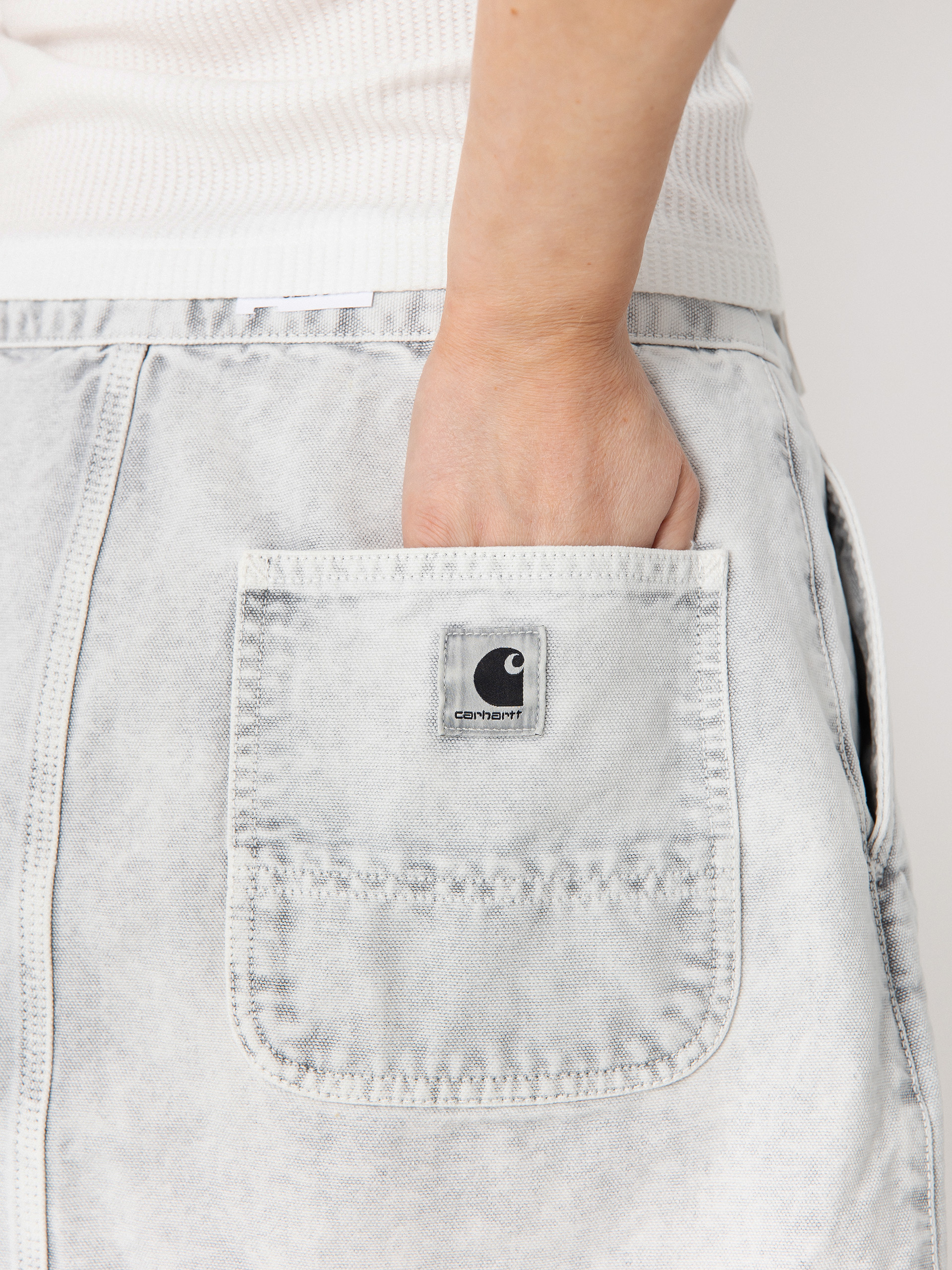 Carhartt WIP Emery Wmn Szoknya (black/chalk wash)