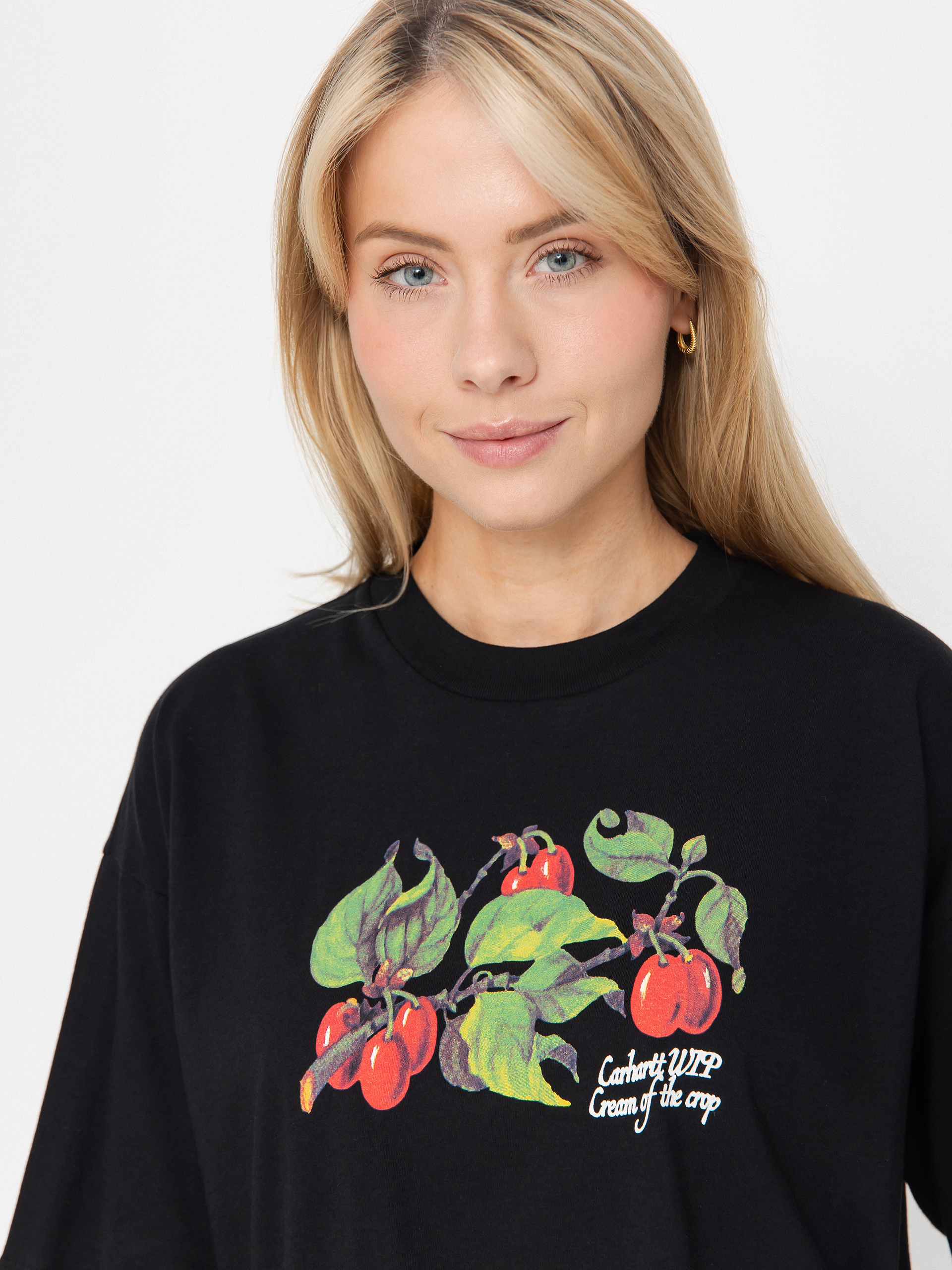 Carhartt WIP Cream Of The Crop Wmn Póló (black)