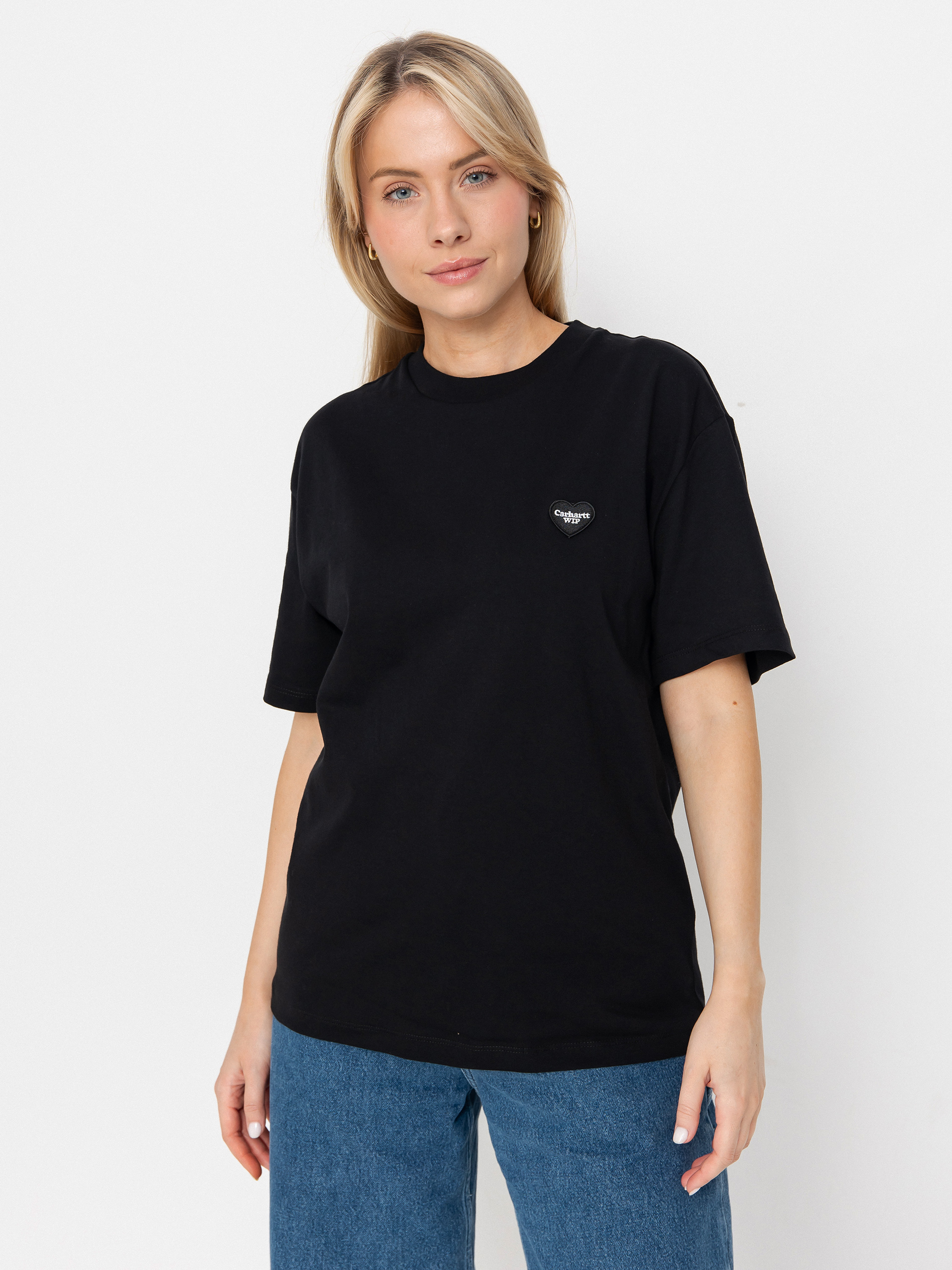 Carhartt WIP Heart II Hartt Wmn Póló (black)