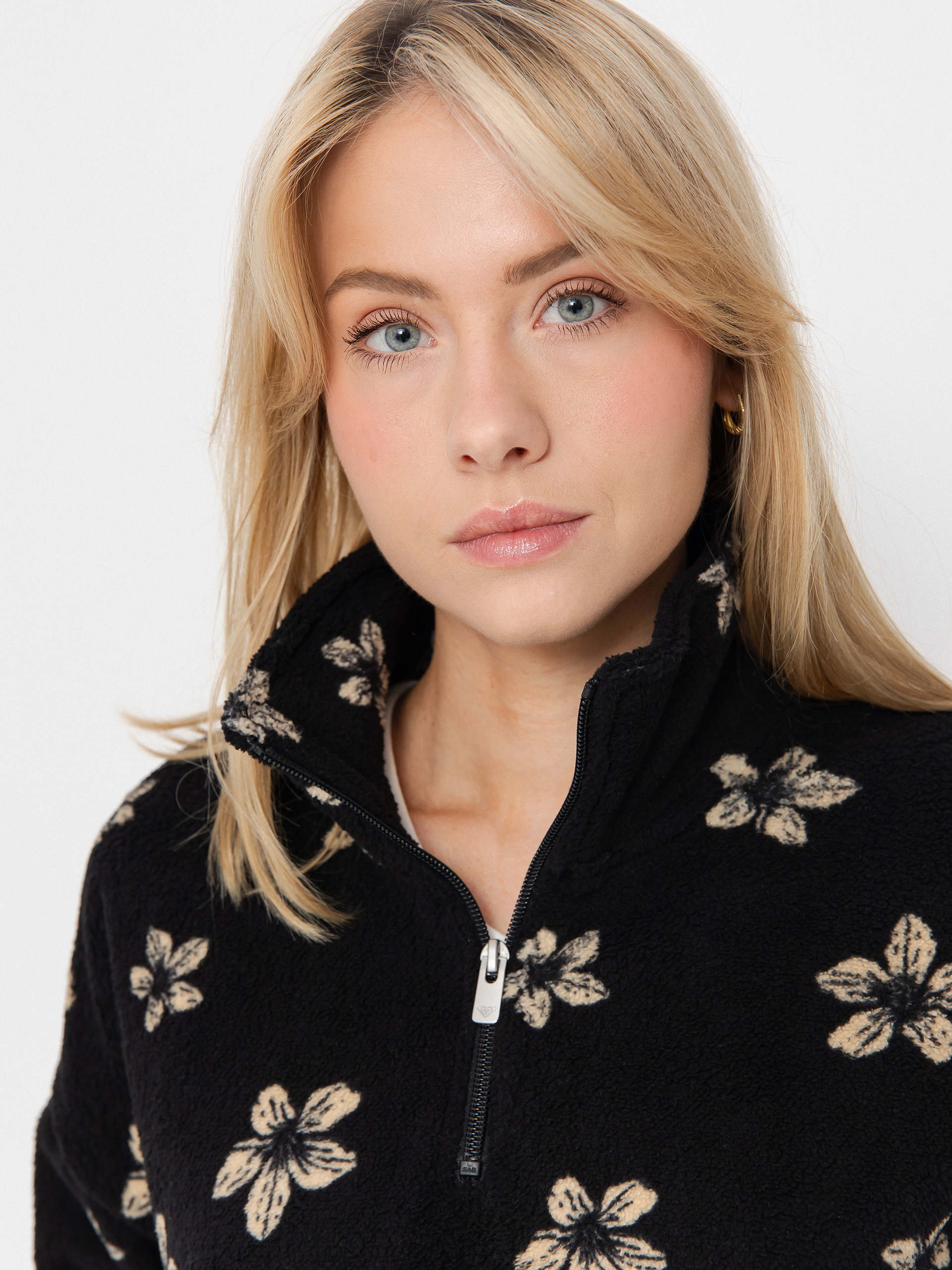 Női Polár pulóver Roxy Vl Live Out Loud (anthracite sol searcher big)