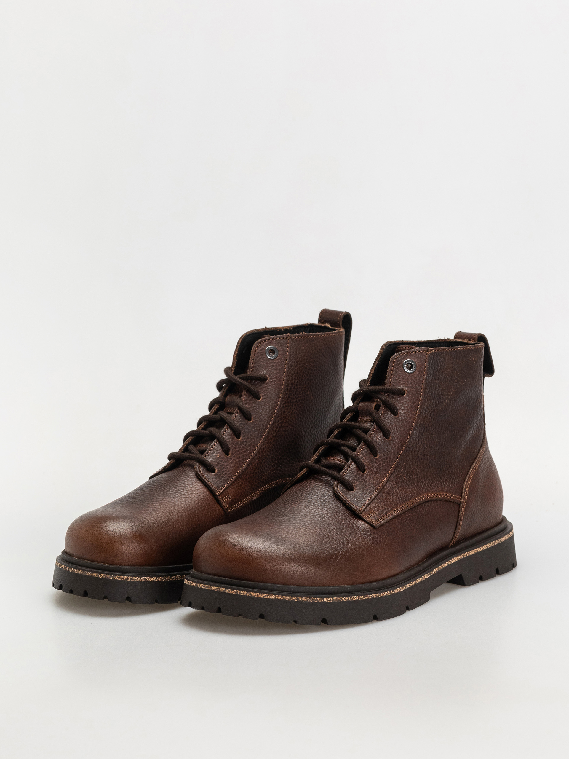 Cipők Birkenstock Highwood Lace Mid Natural Leather Regular (chocolate)