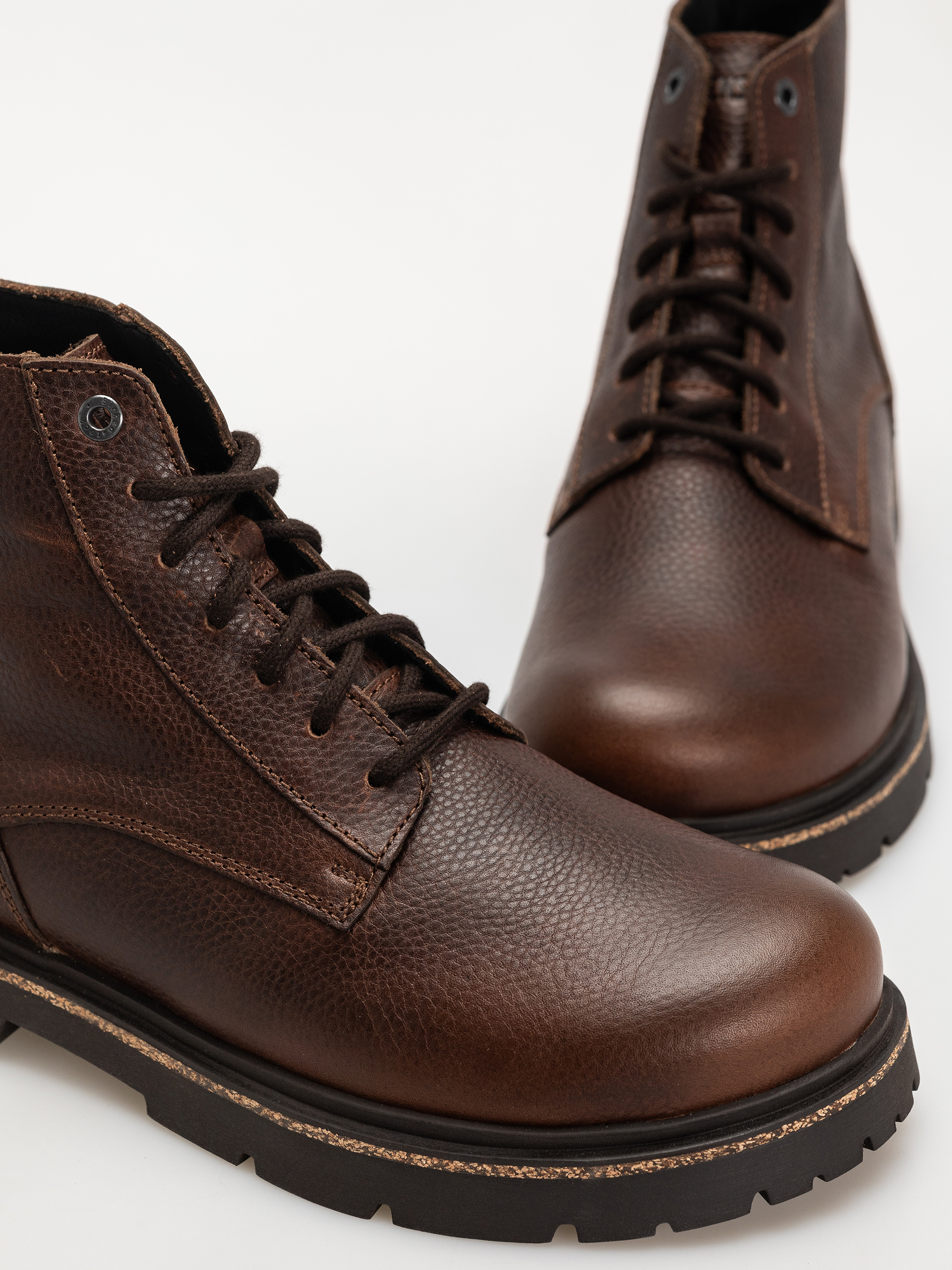 Cipők Birkenstock Highwood Lace Mid Natural Leather Regular (chocolate)