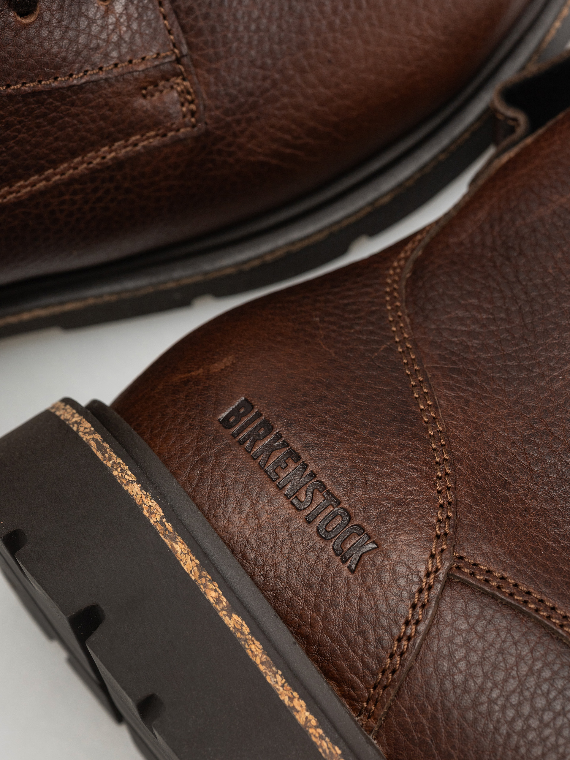 Cipők Birkenstock Highwood Lace Mid Natural Leather Regular (chocolate)