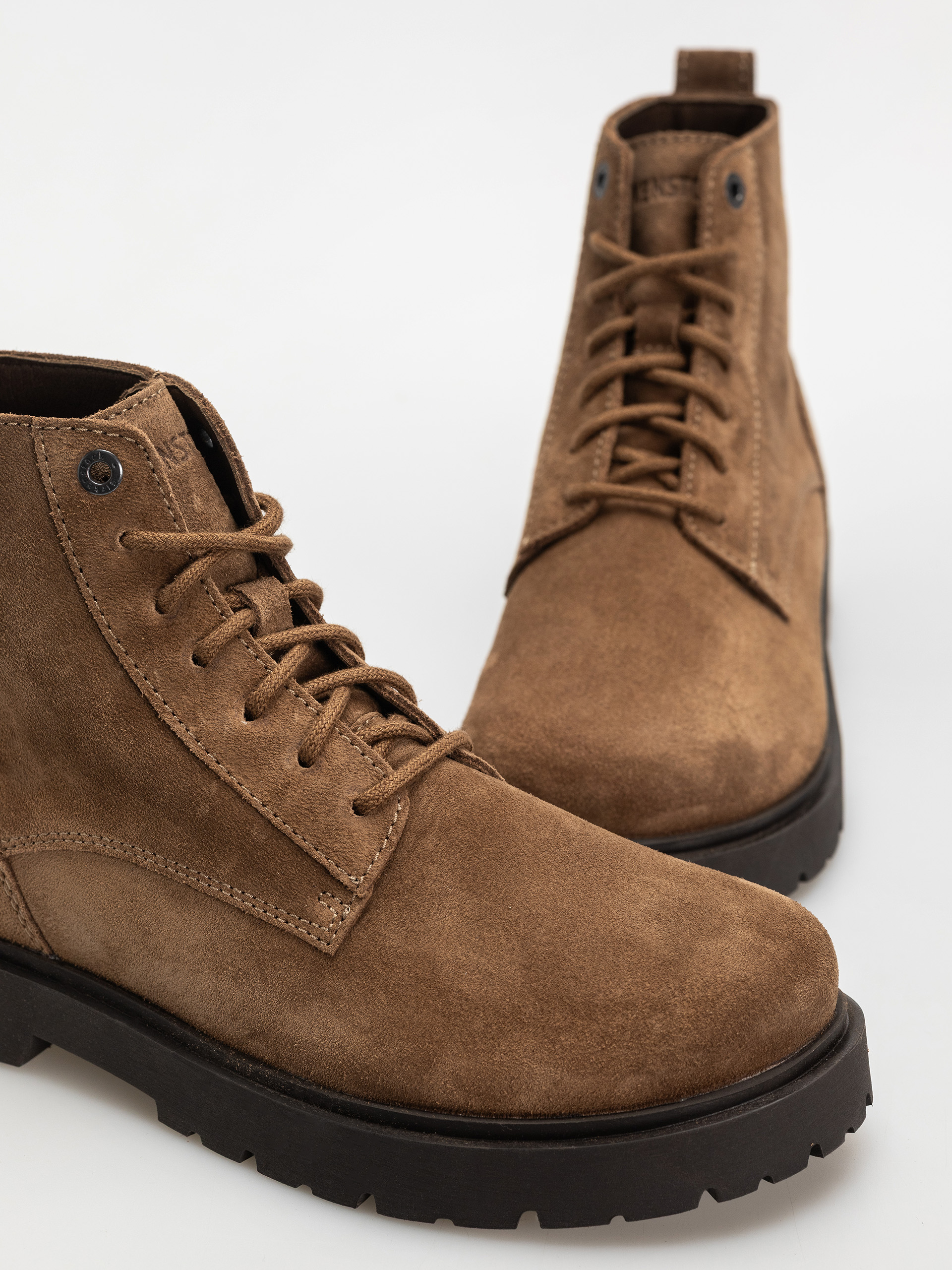 Cipők Birkenstock Highwood Lace Mid Suede Leather Narrow Wmn (dark tea)