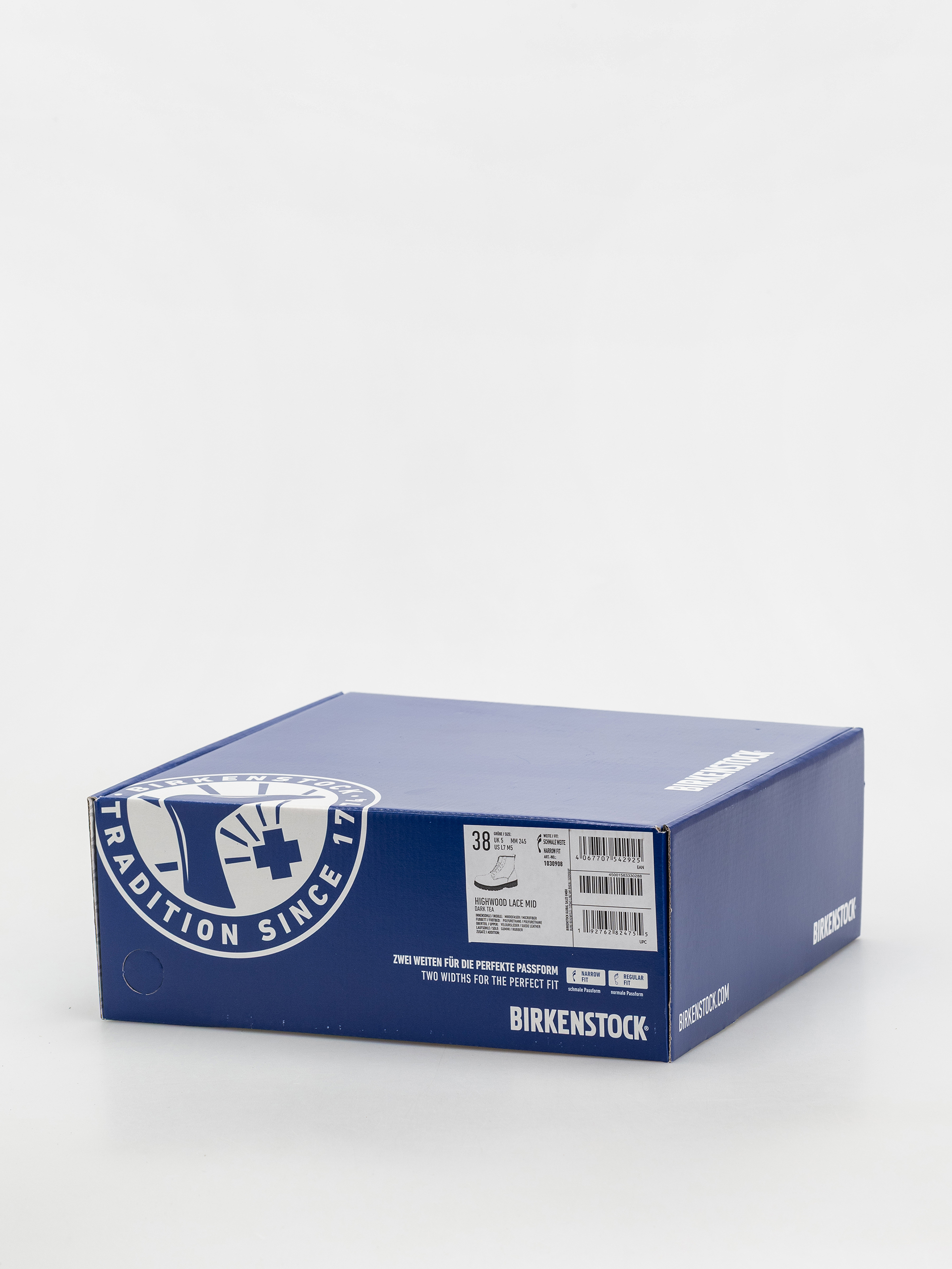 Cipők Birkenstock Highwood Lace Mid Suede Leather Narrow Wmn (dark tea)