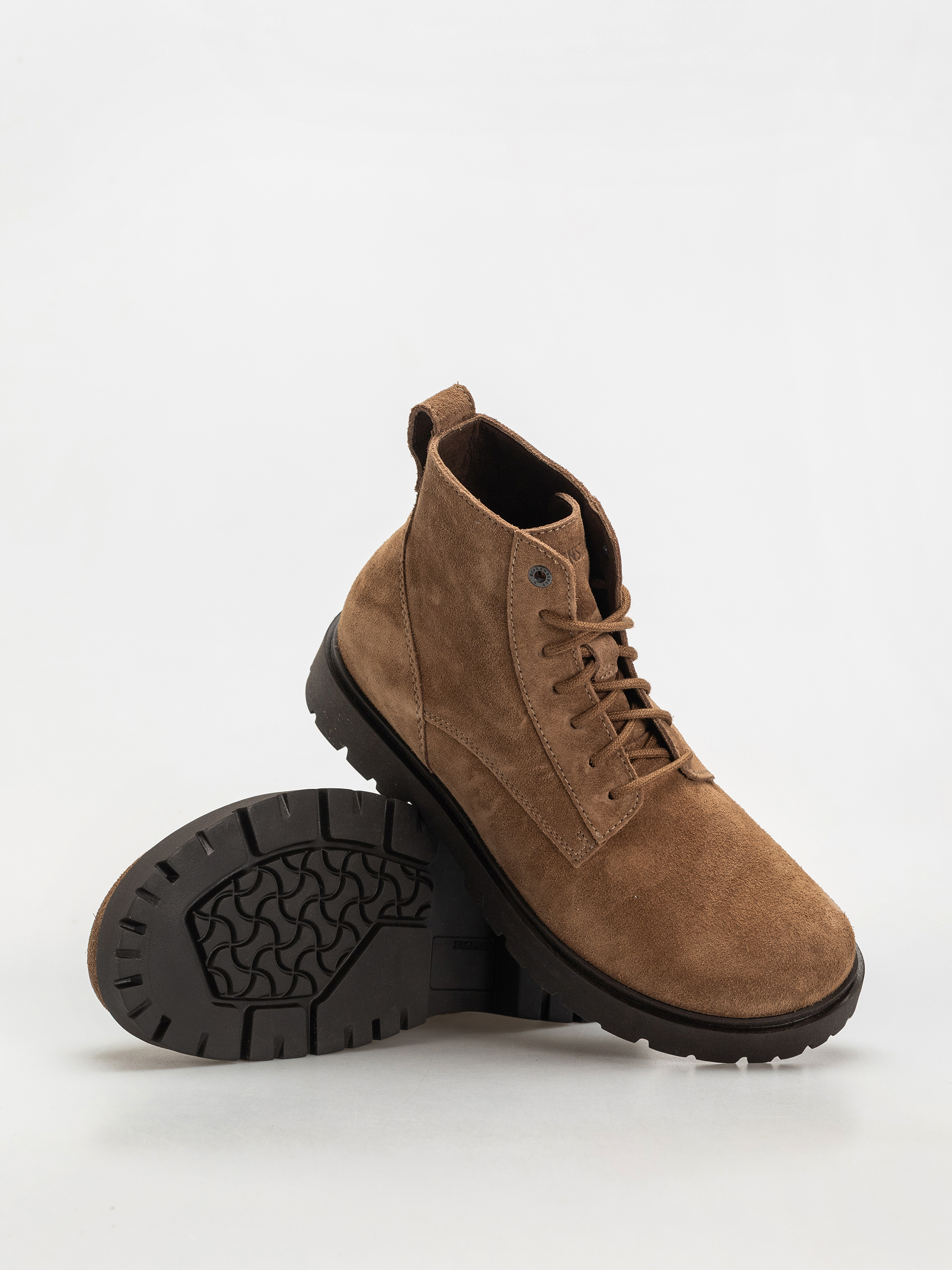 Cipők Birkenstock Highwood Lace Mid Suede Leather Regular (dark tea)