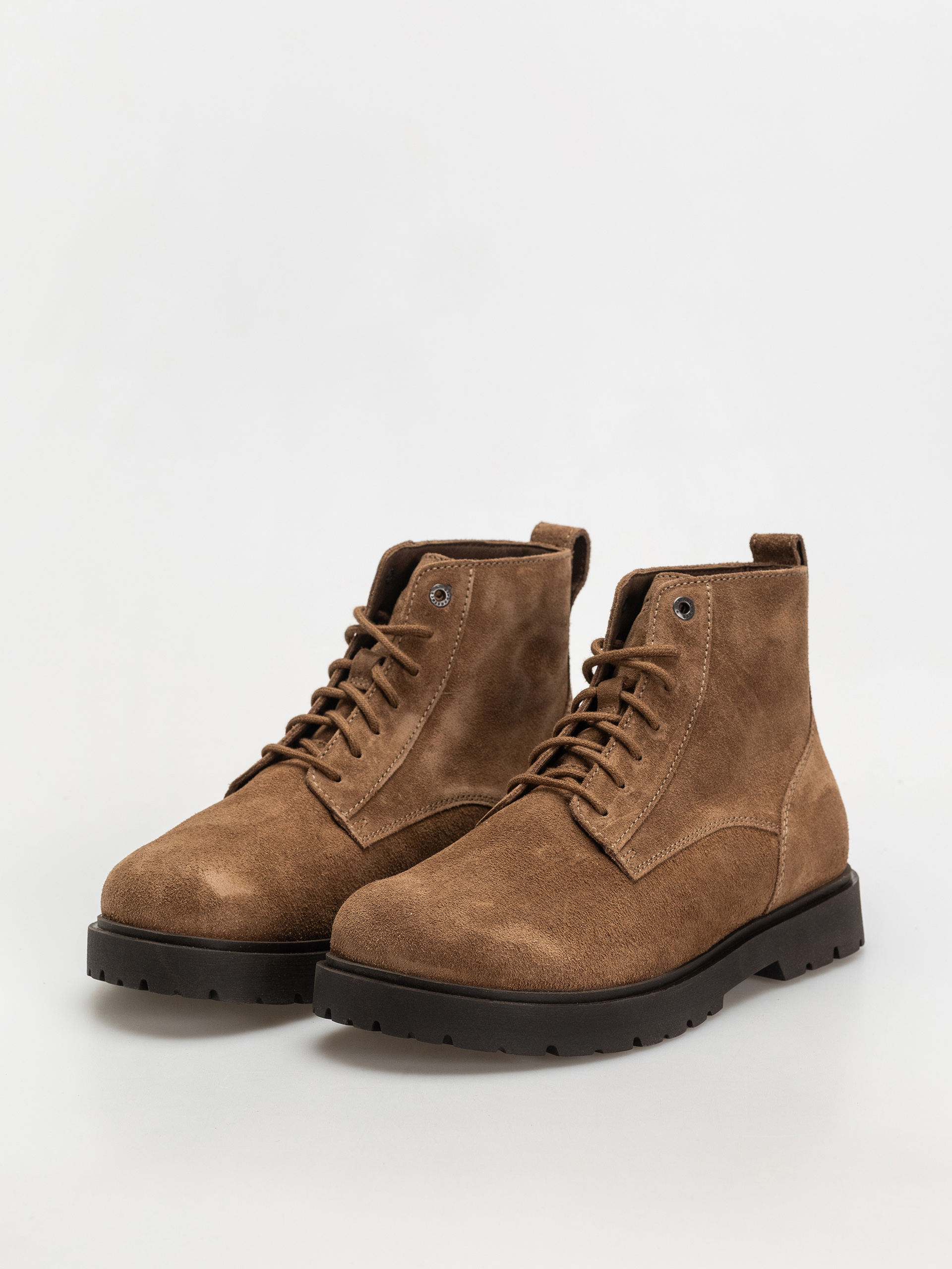 Cipők Birkenstock Highwood Lace Mid Suede Leather Regular (dark tea)