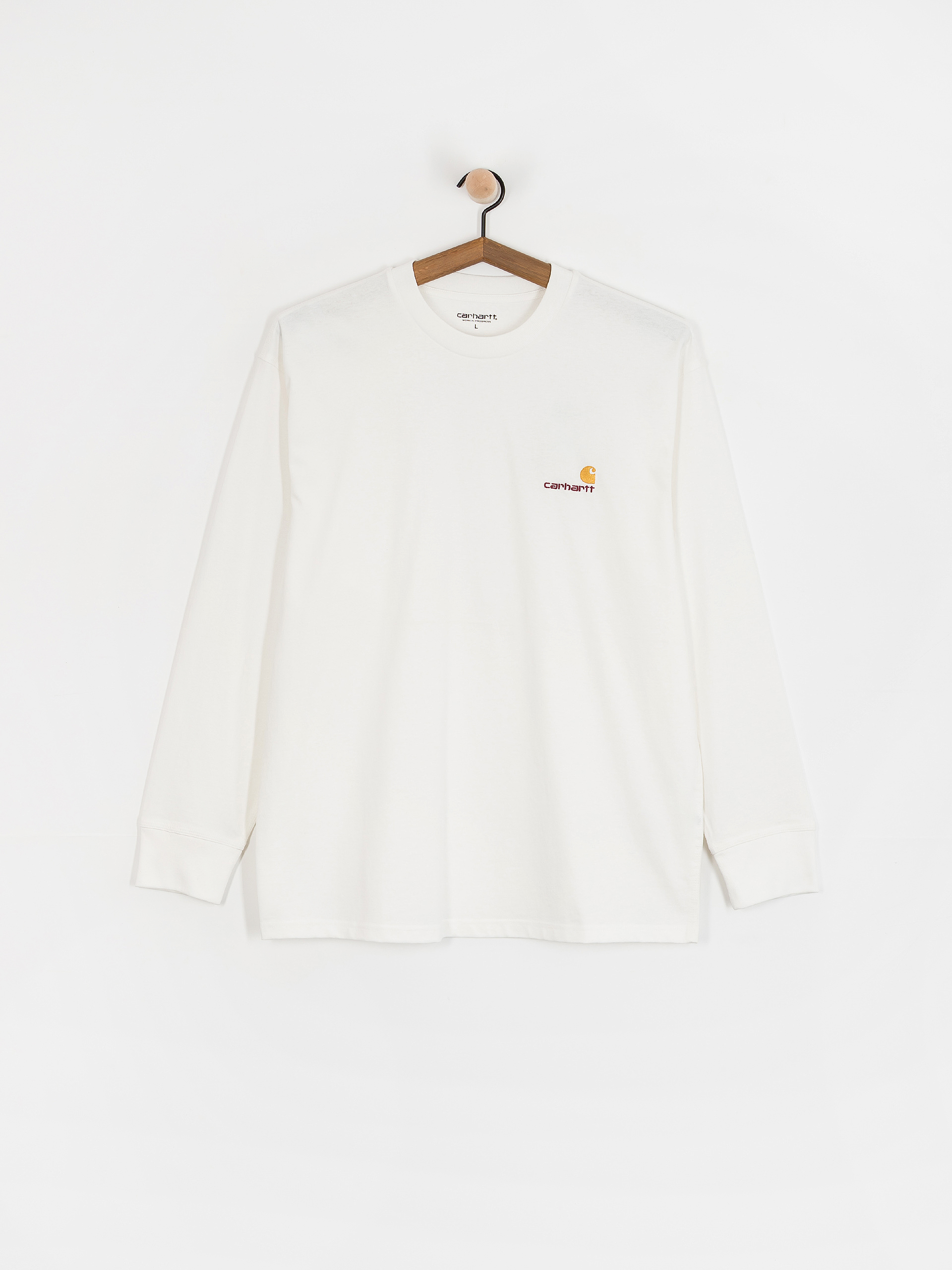 Hosszú ujjú felső Carhartt WIP American Script (white)