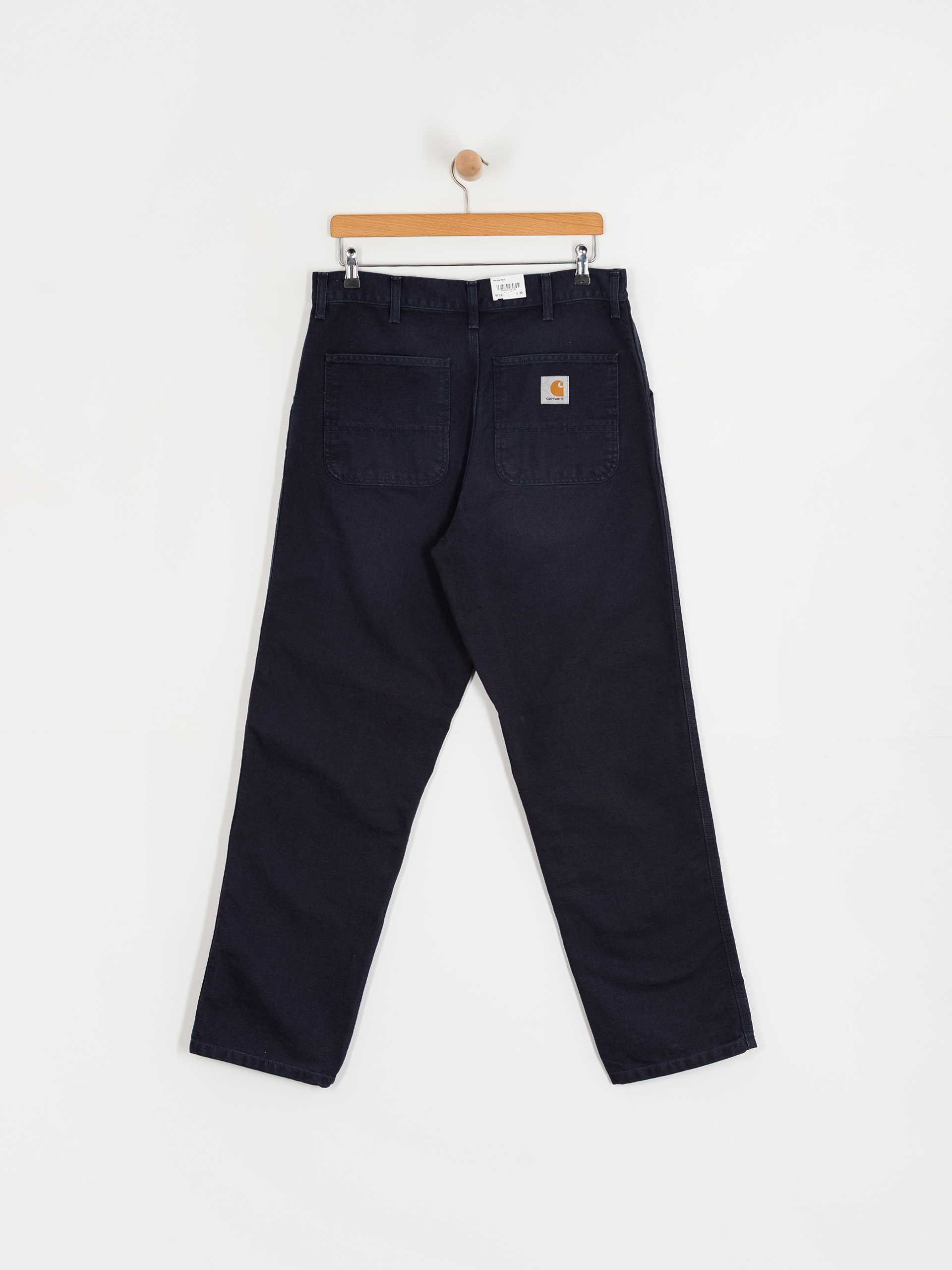 Kisnadrág Carhartt WIP Simple (dark navy/stone canvas)