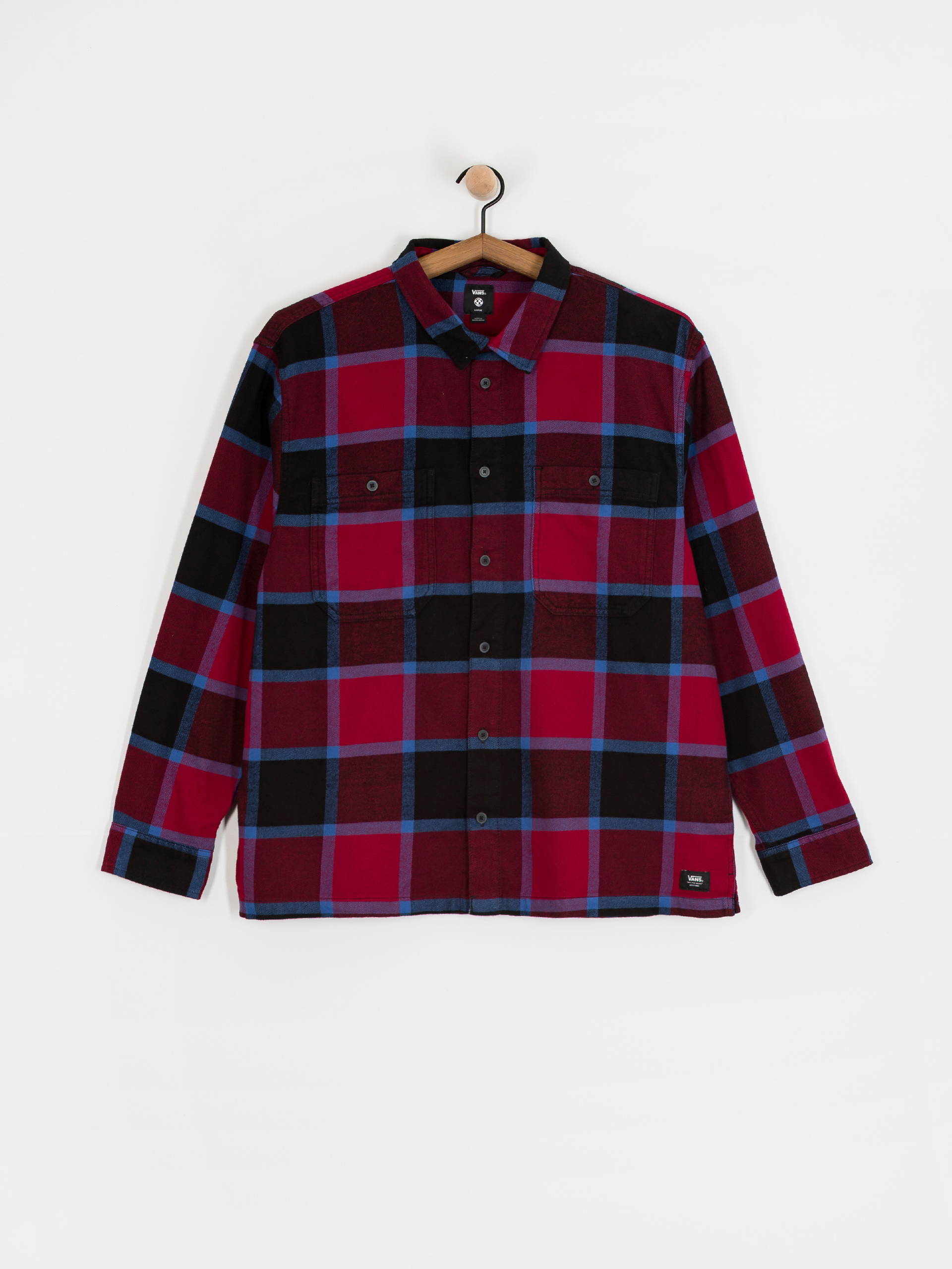 Vans Larkspur Plaid Flannel Ing (bordeaux/black)