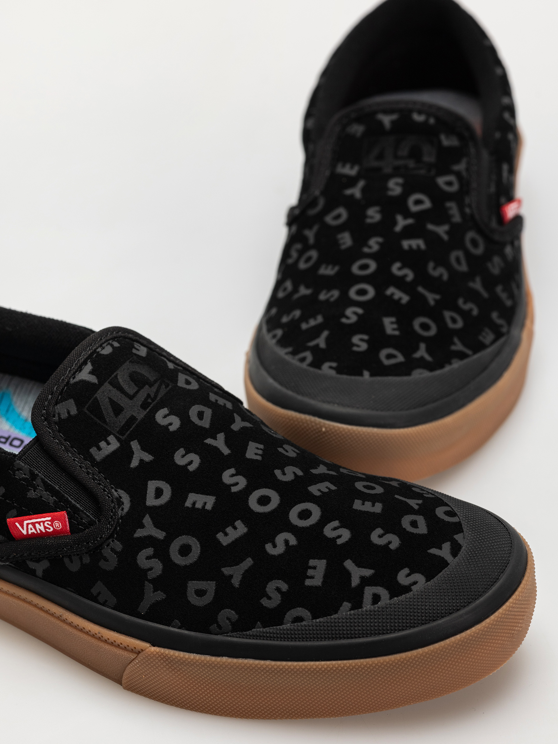 Vans Bmx Slip On Cipők X Odyssey (odyssey black/red/gum)