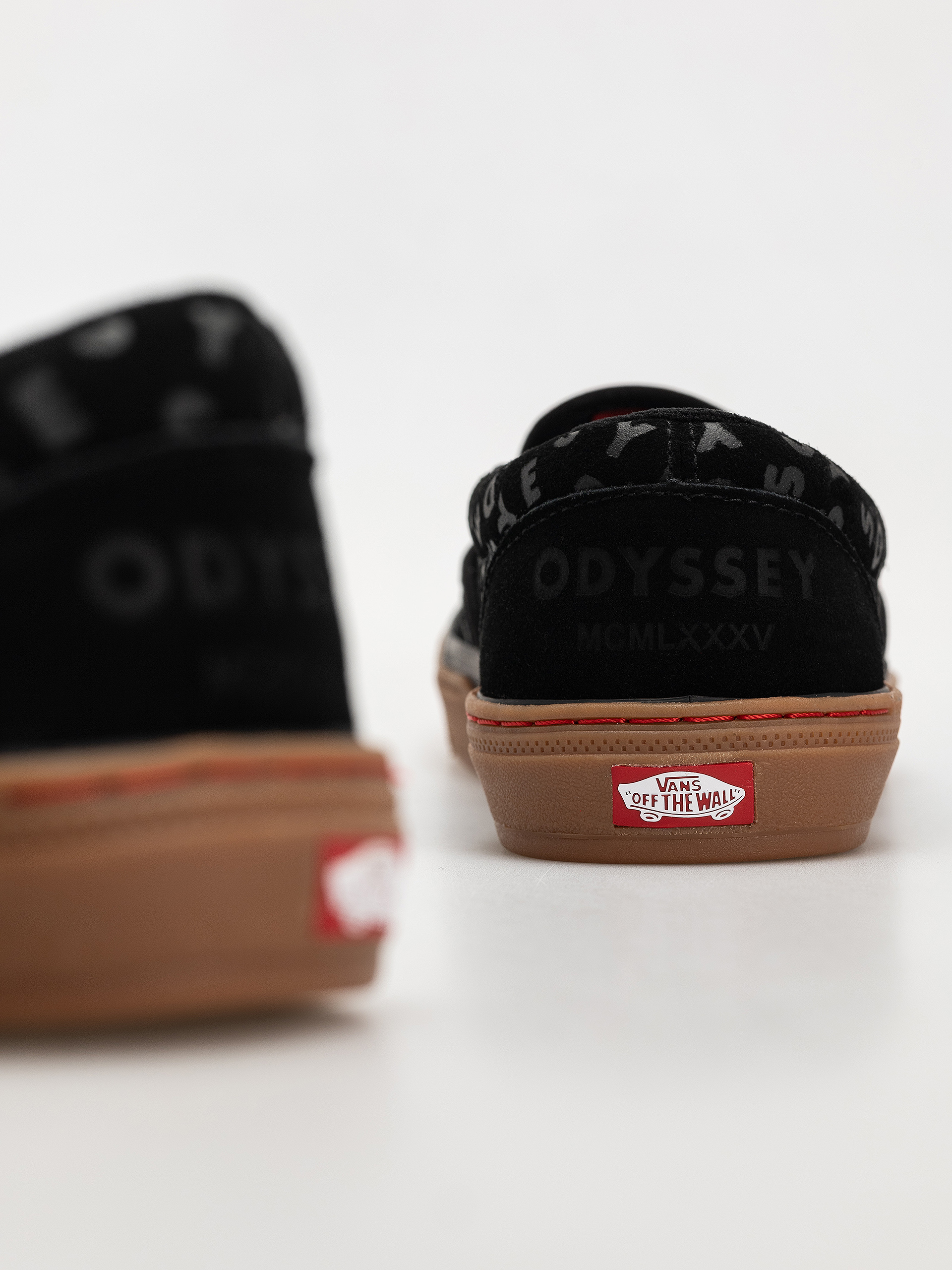 Vans Bmx Slip On Cipők X Odyssey (odyssey black/red/gum)