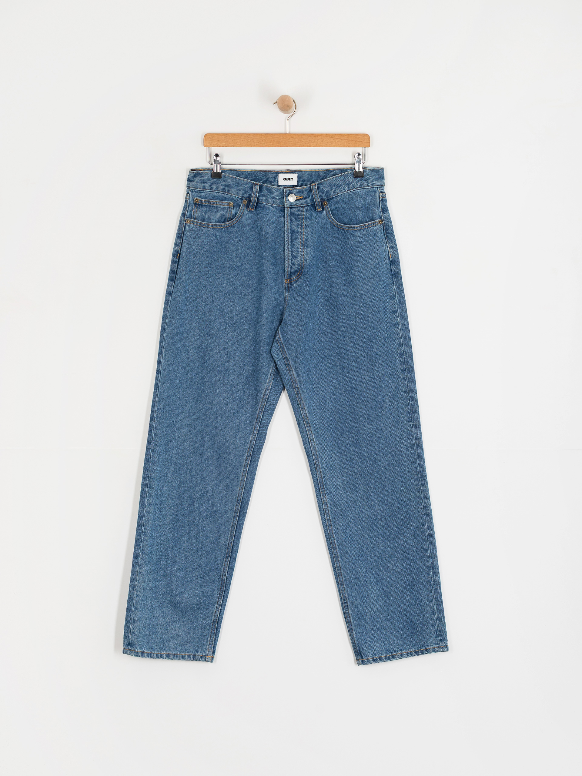 OBEY Hardwork Denim Kisnadrág (light indigo)