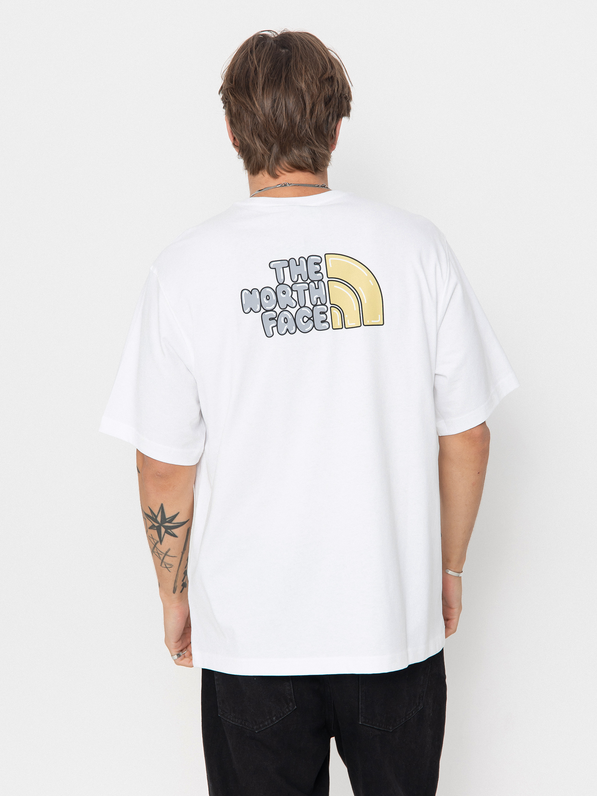 The North Face Bubble Logo Relaxed Pu00f3lu00f3 (tnf white)