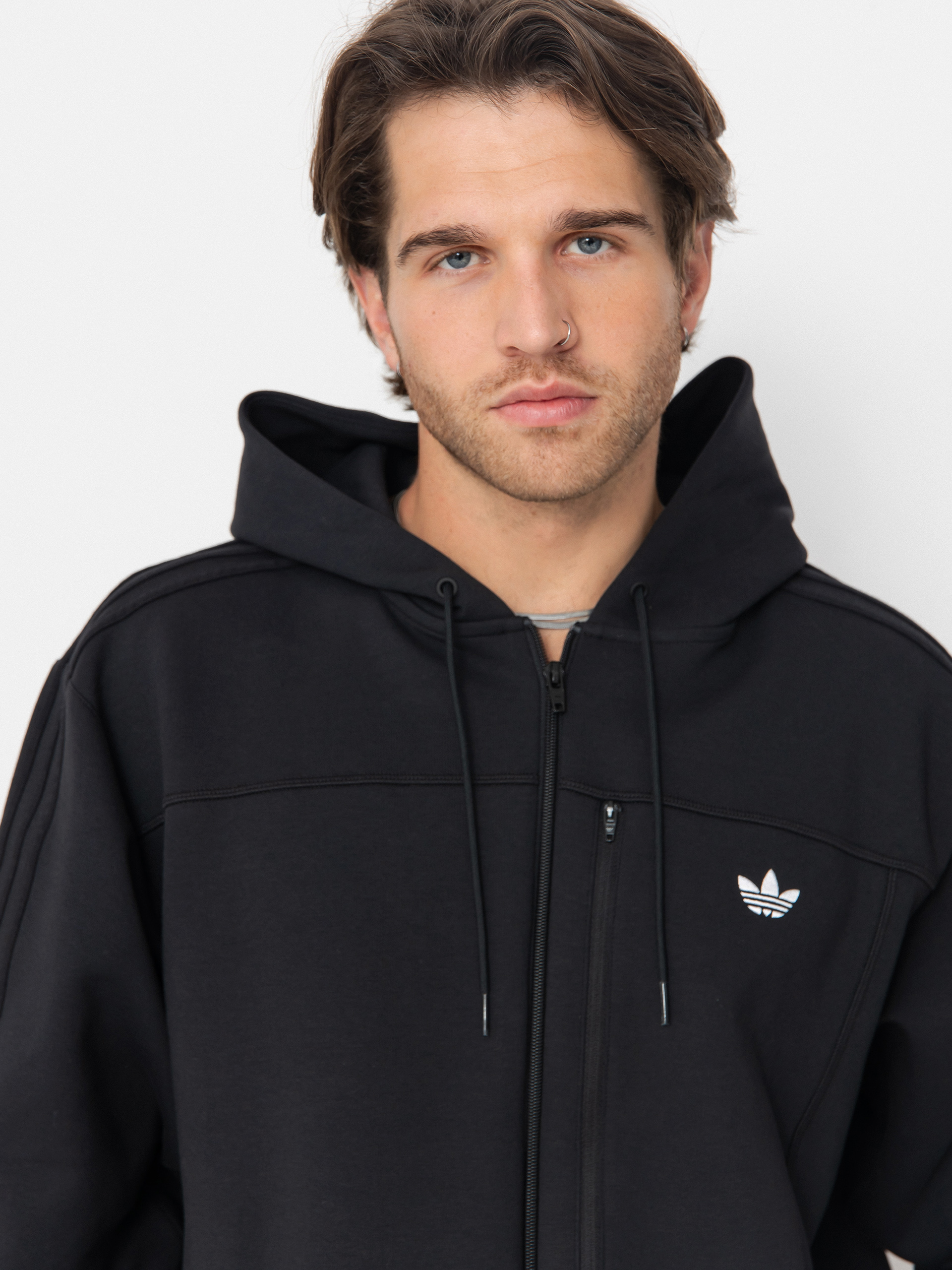 adidas Tech Fleece Dzseki (black/white)