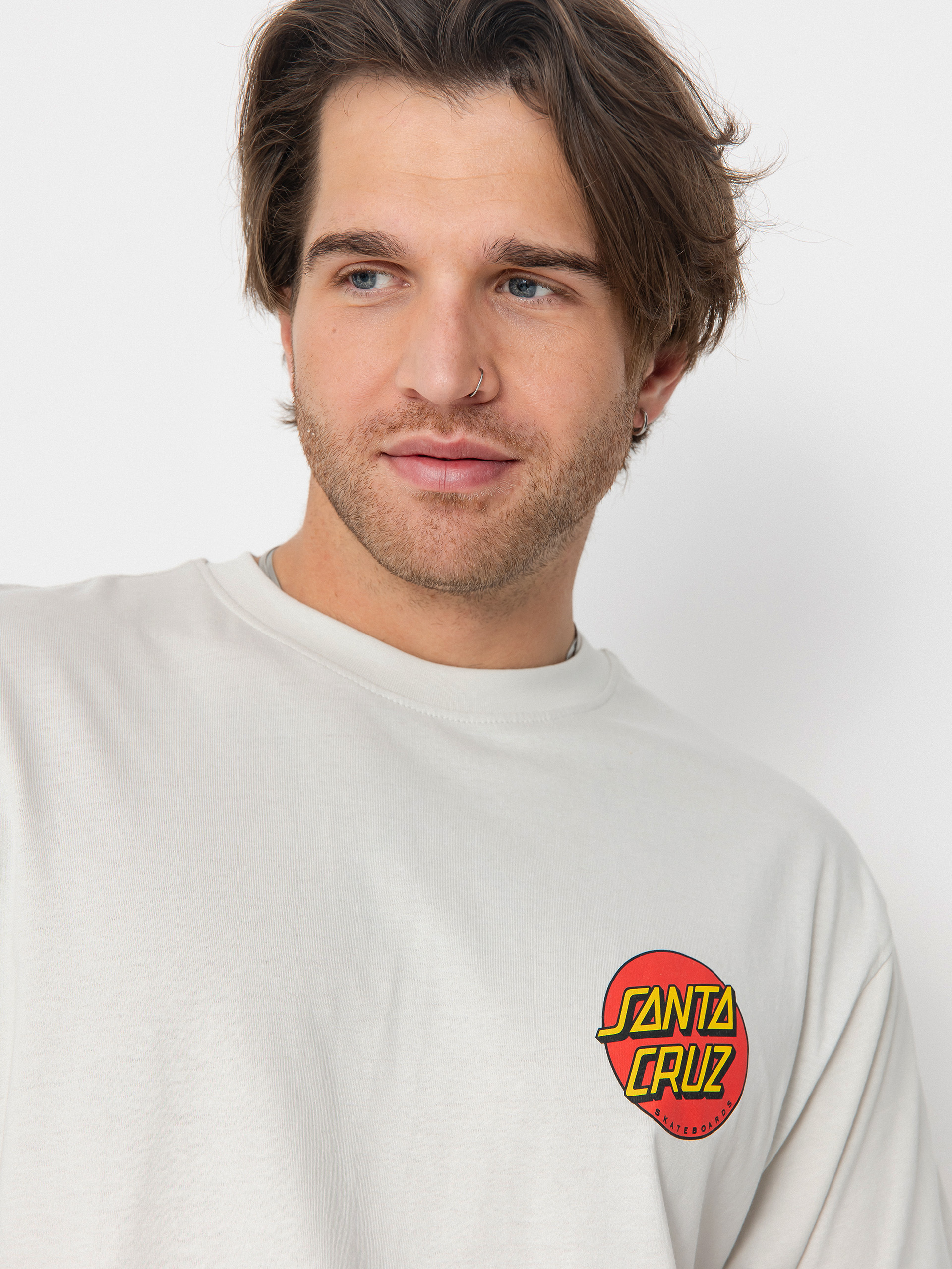 Santa Cruz Classic Dot Chest Póló (mist)