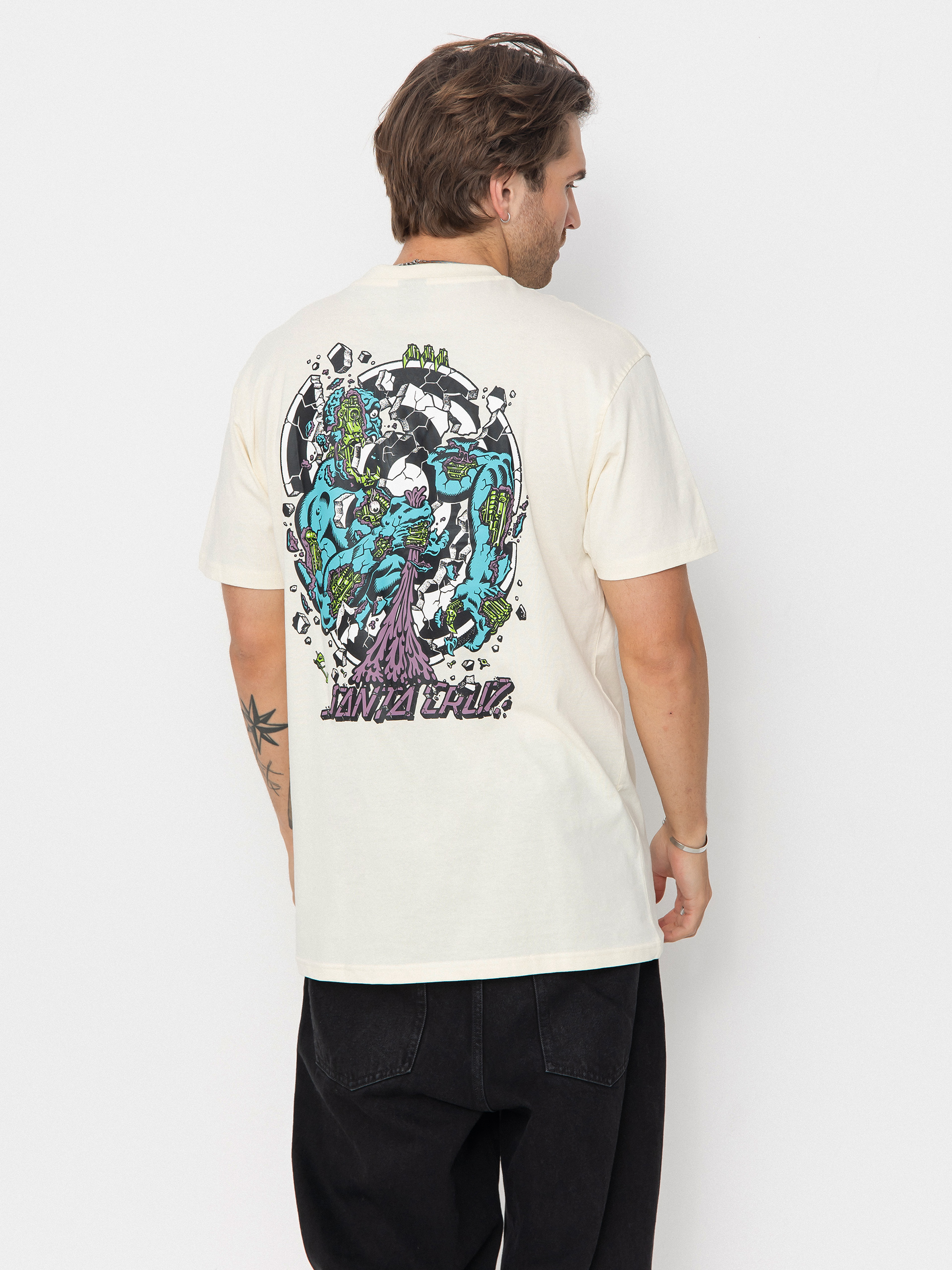 Santa Cruz Roskopp Dissect Strip Pu00f3lu00f3 (unbleached cotton)