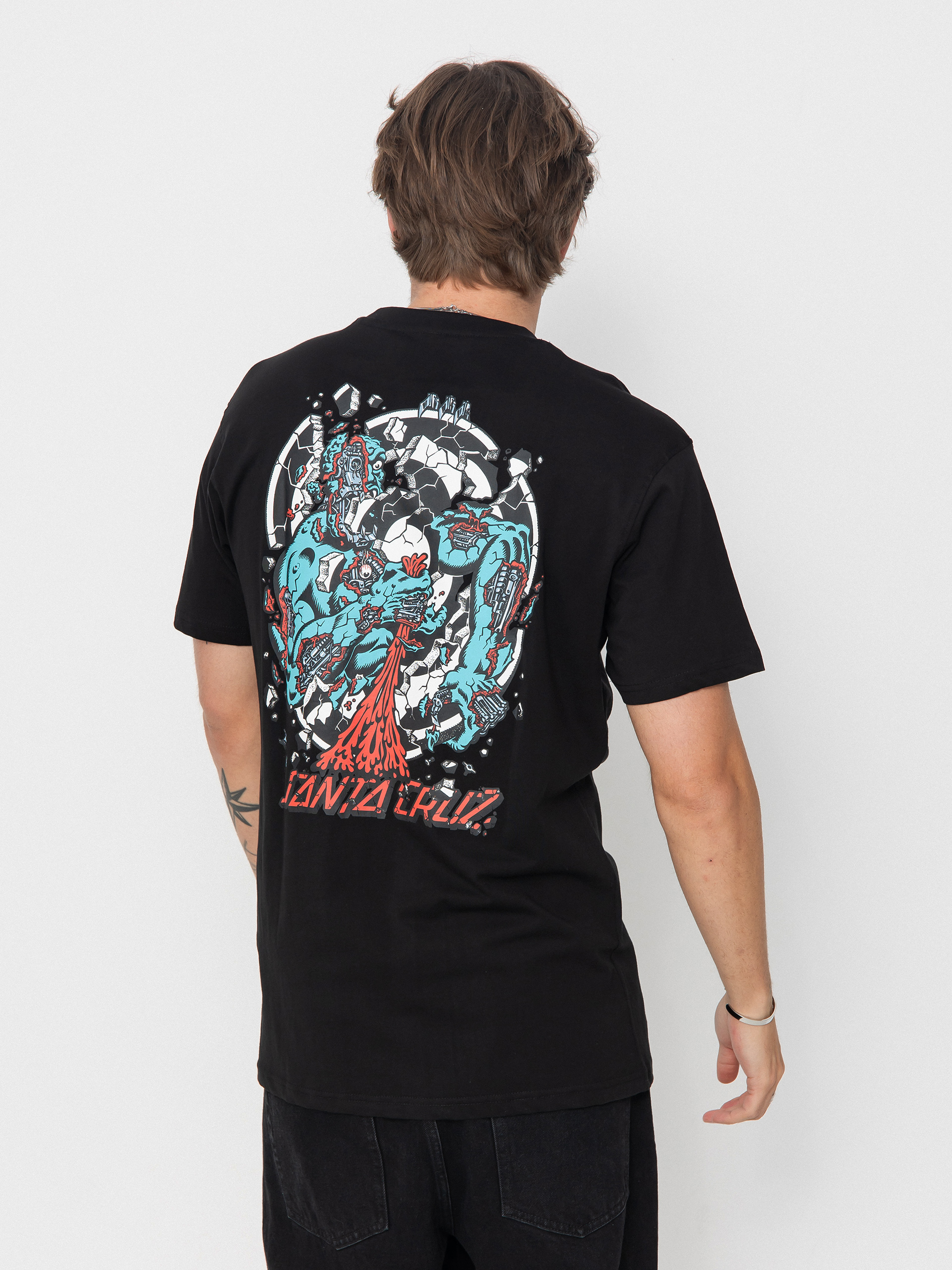 Santa Cruz Roskopp Dissect Strip Póló (black)