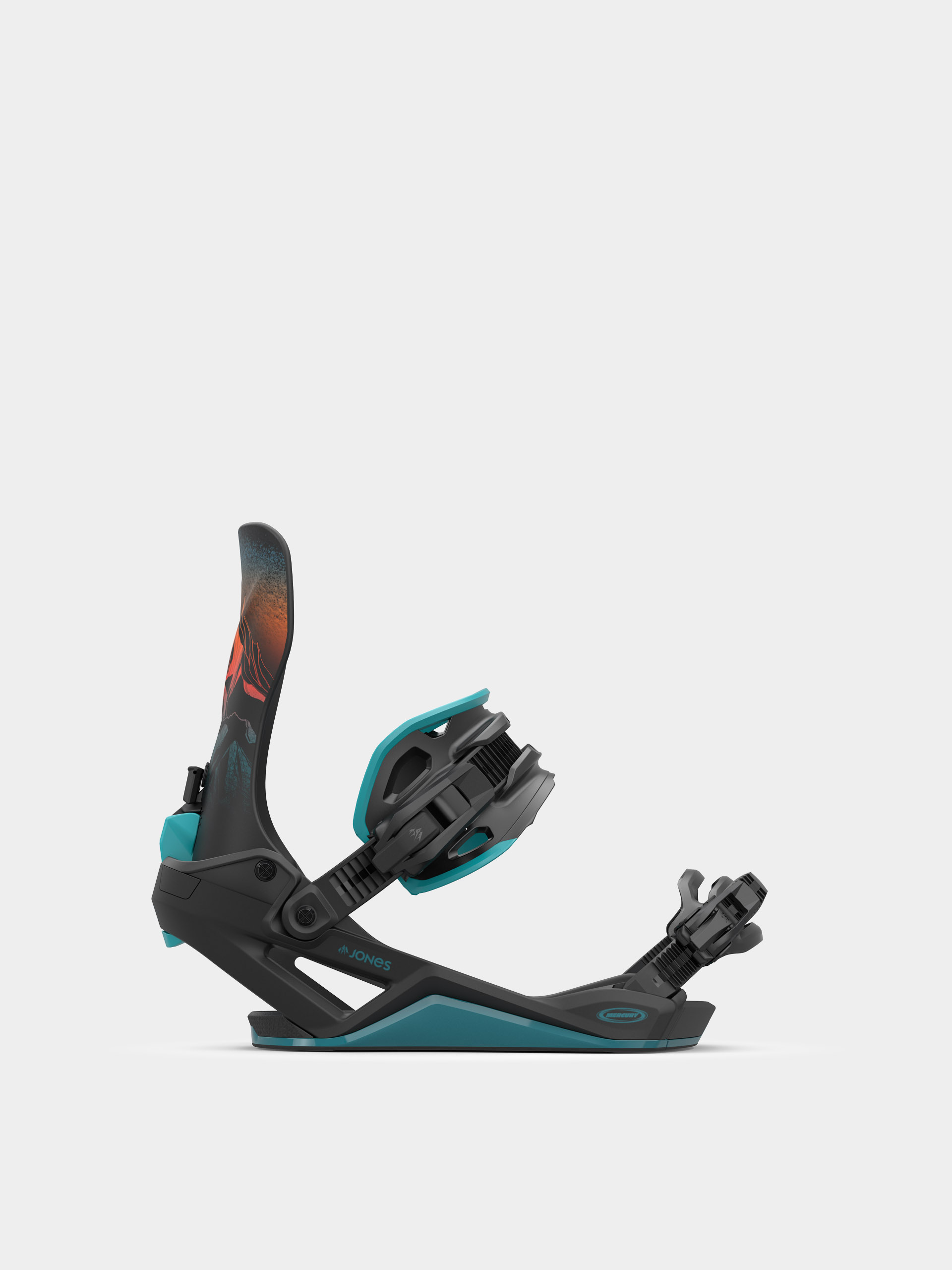 Férfi Snowboard kötés Jones Snowboards Mercury FASE Art (blu art)