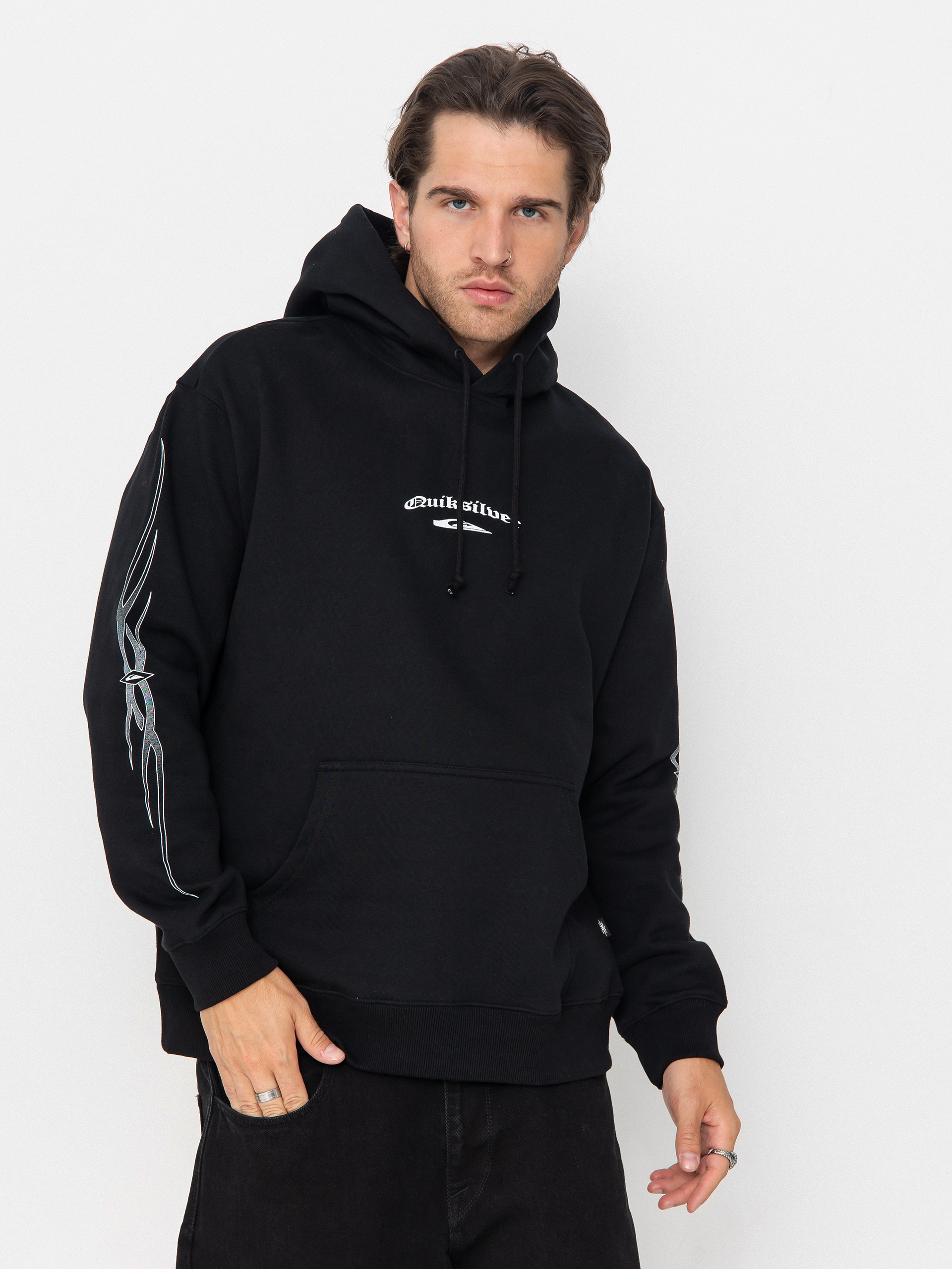 Quiksilver Stretch Tribal HD Kapucnis pulóver (black)