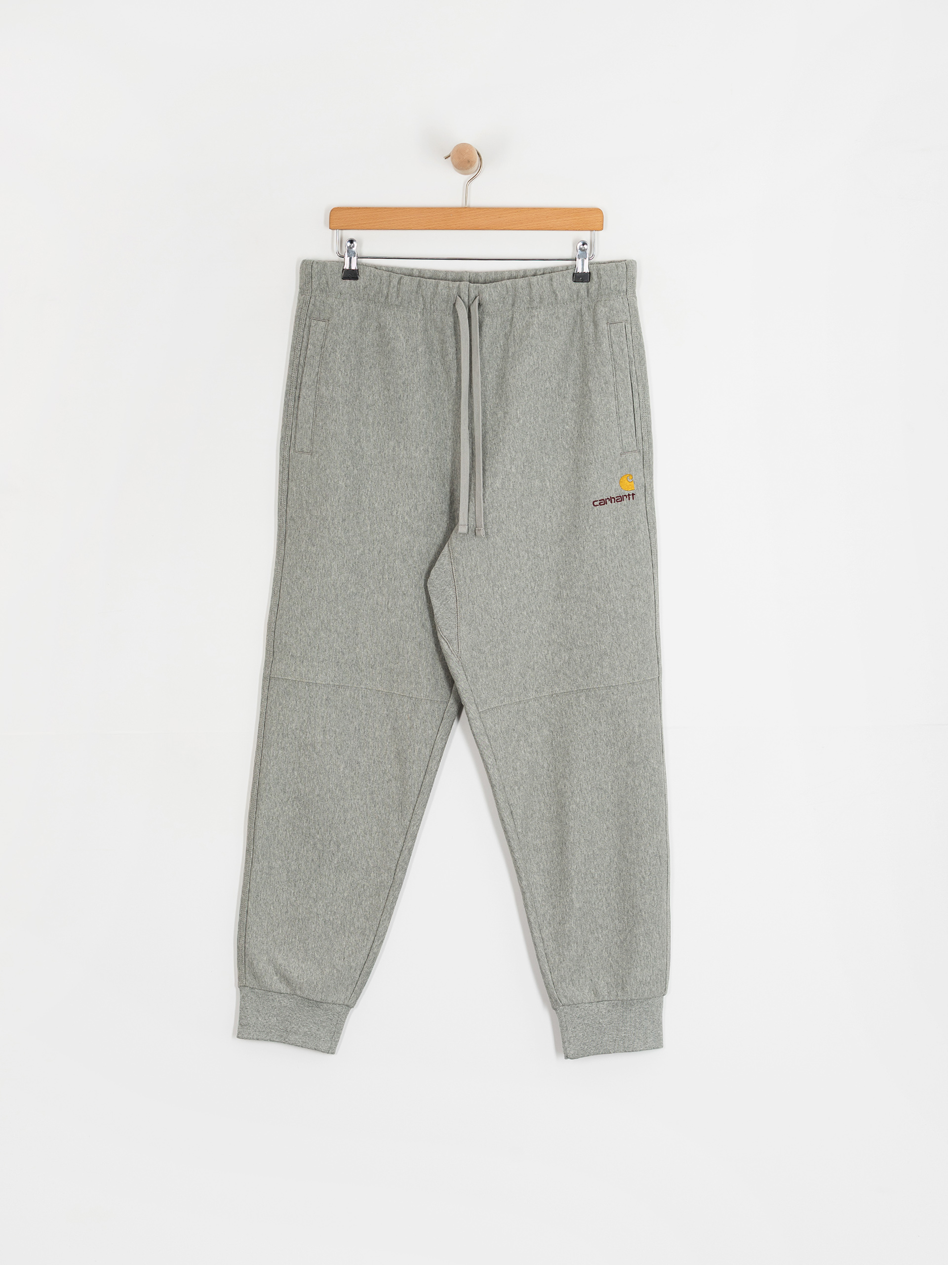Kisnadrág Carhartt WIP American Script Jogging (grey heather)